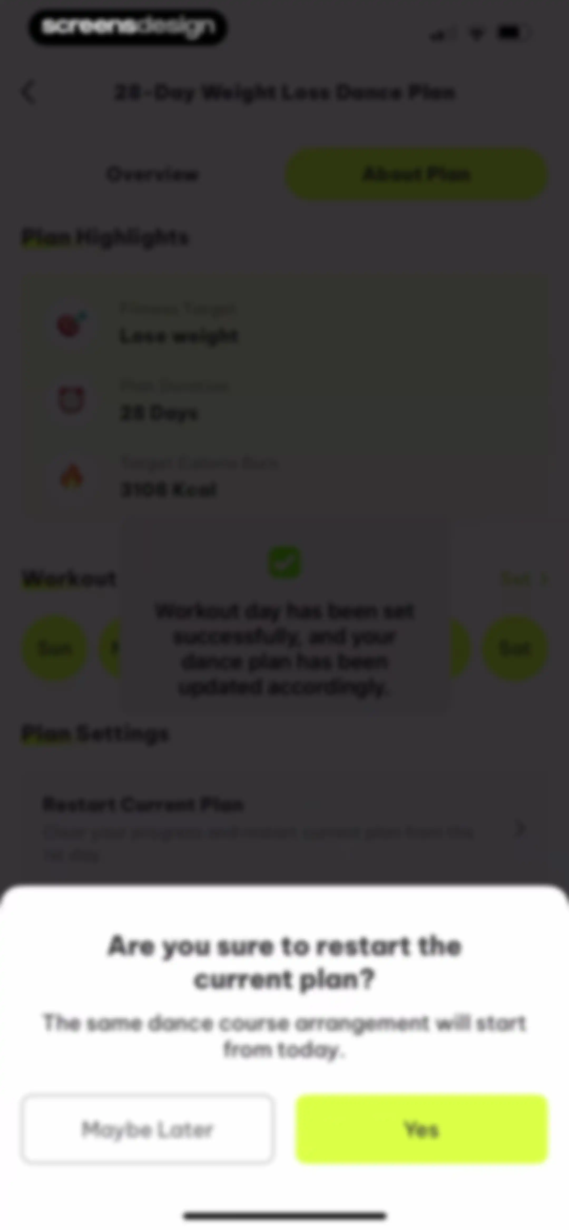 Dancefitme: Fun weight loss screen 56