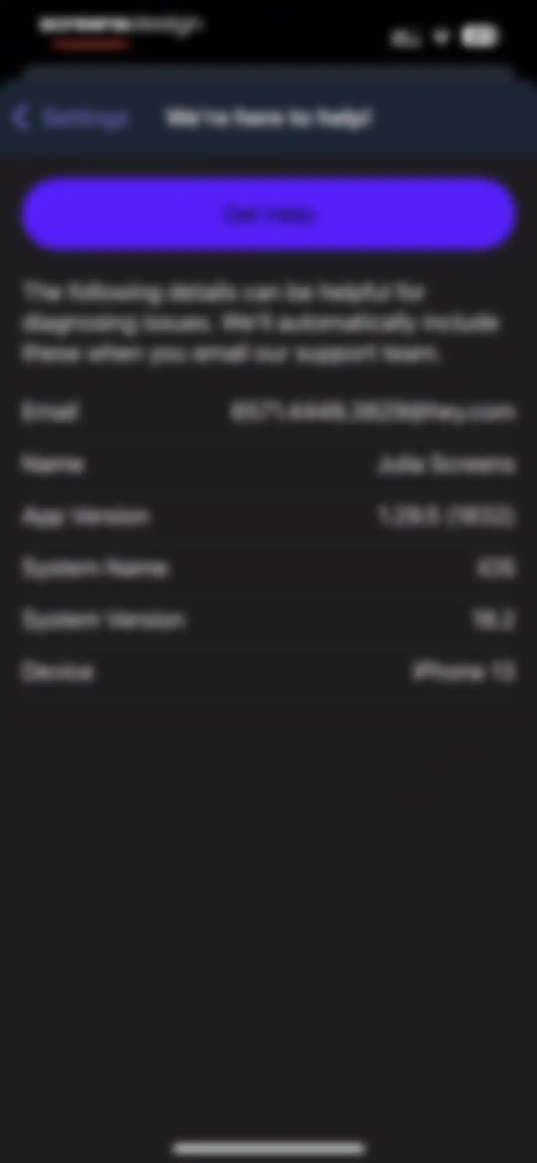 HEY Email screen 175