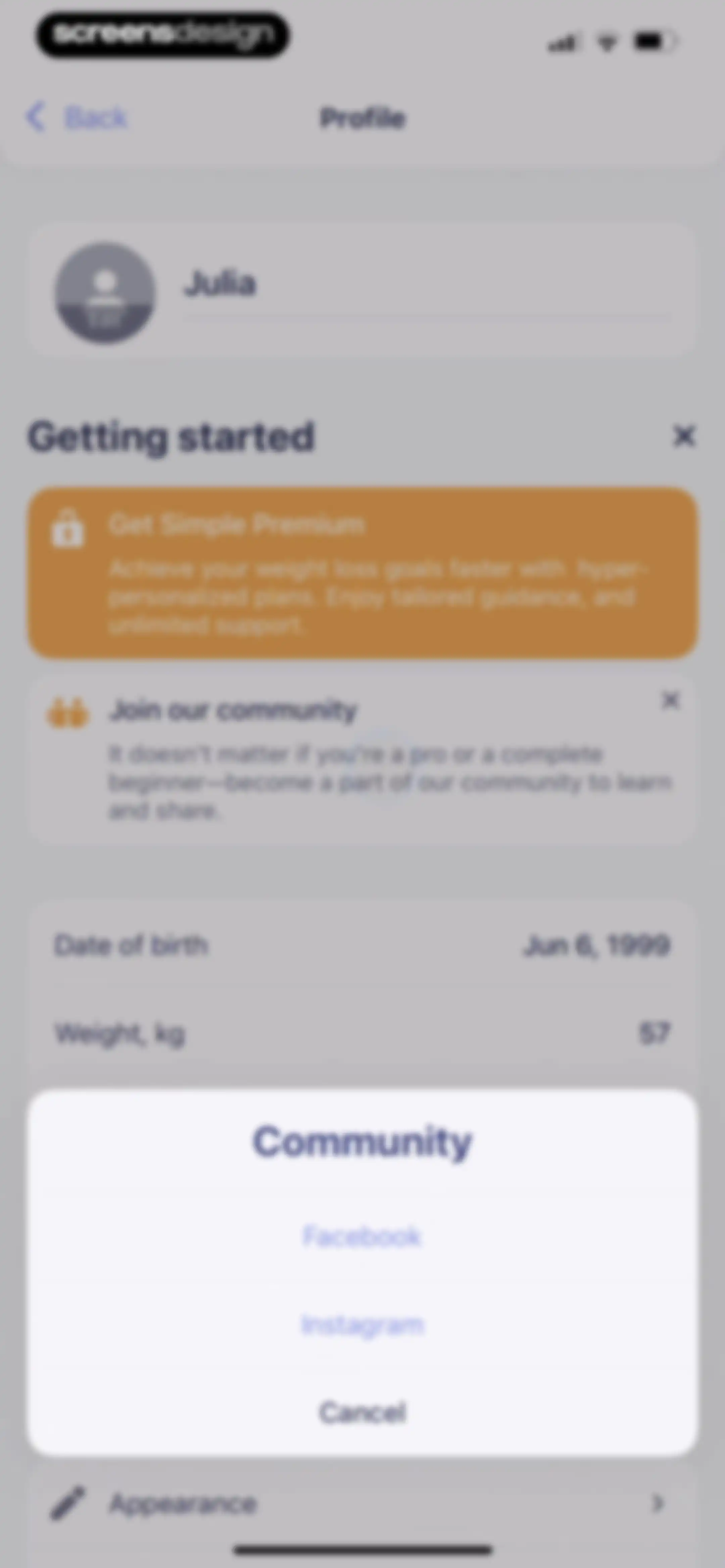 Simple: AI Weight Loss Coach screen 169