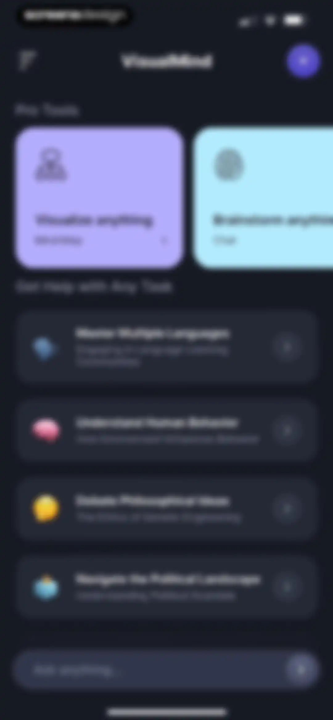 VisualMind: AI MindMap/Chatbot screen 30