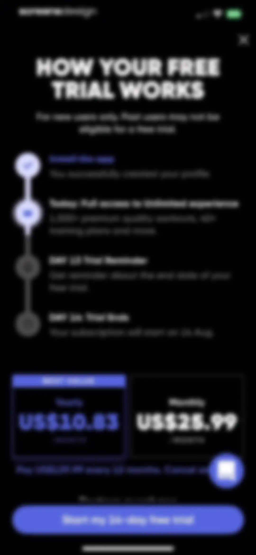 Fiit: Workouts & Fitness Plans screen 29