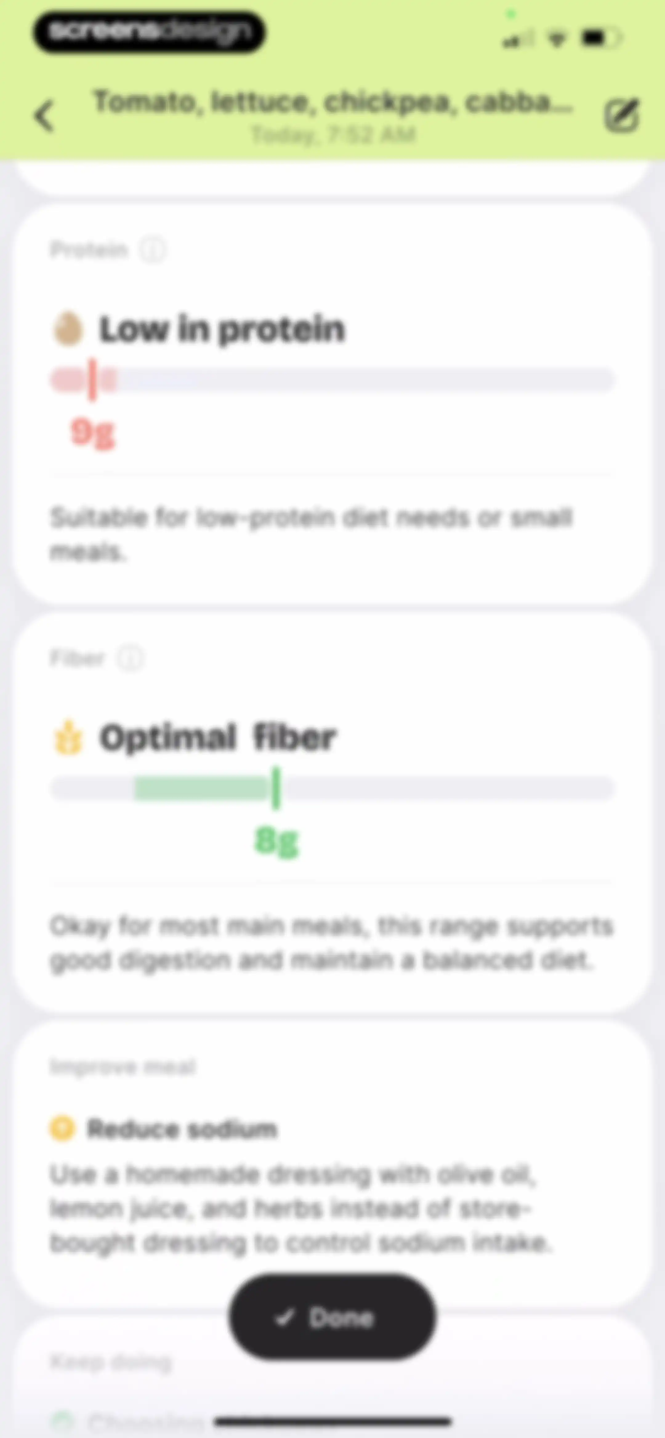 BitePal: Food Calorie Tracker screen 91