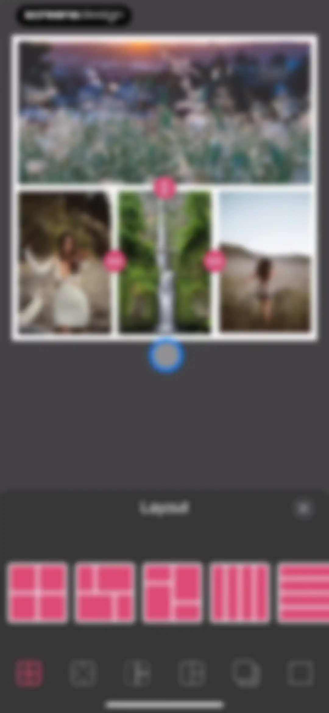 Layout Photo Collage - Mixgram screen 7
