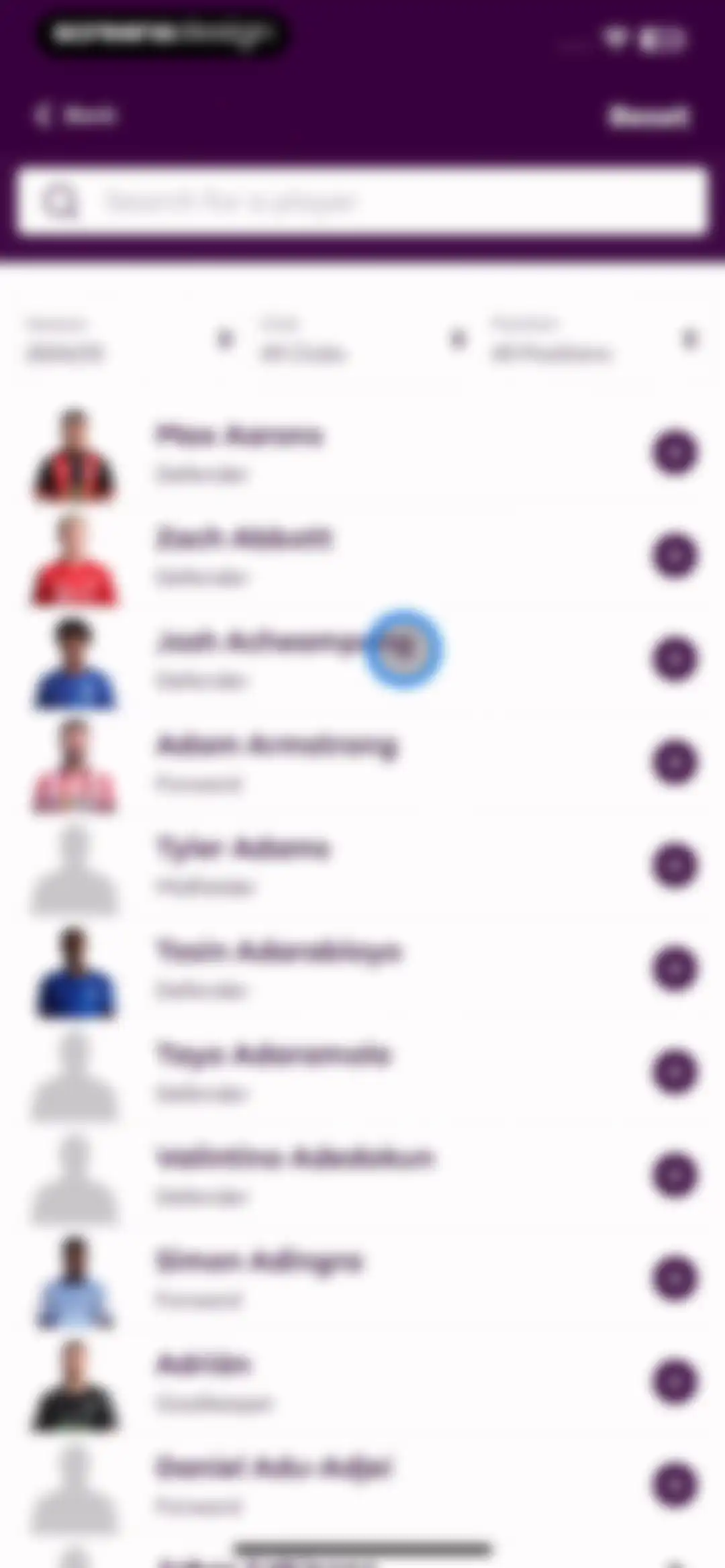 Premier League - Scores, News screen 146