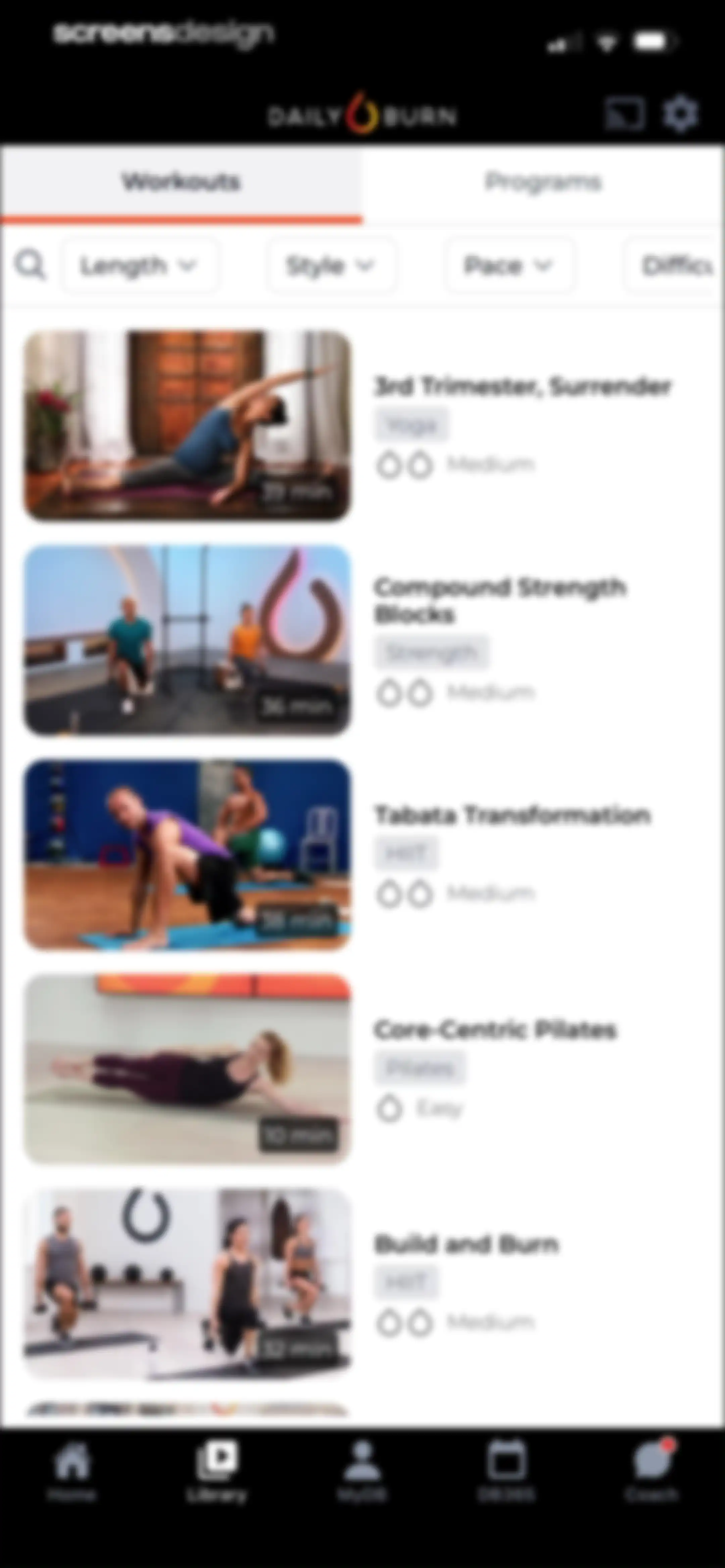 Daily Burn: Home Workouts screen 63