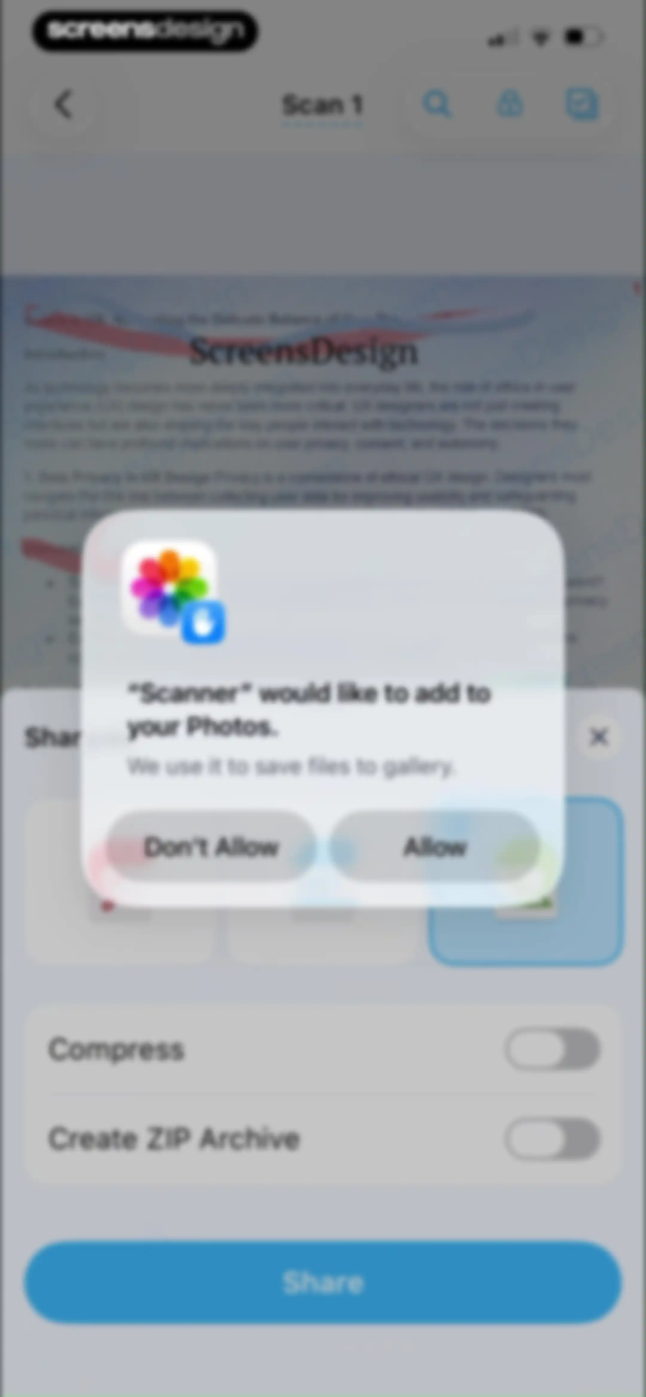 QR Code Reader & PDF Scanner screen 60