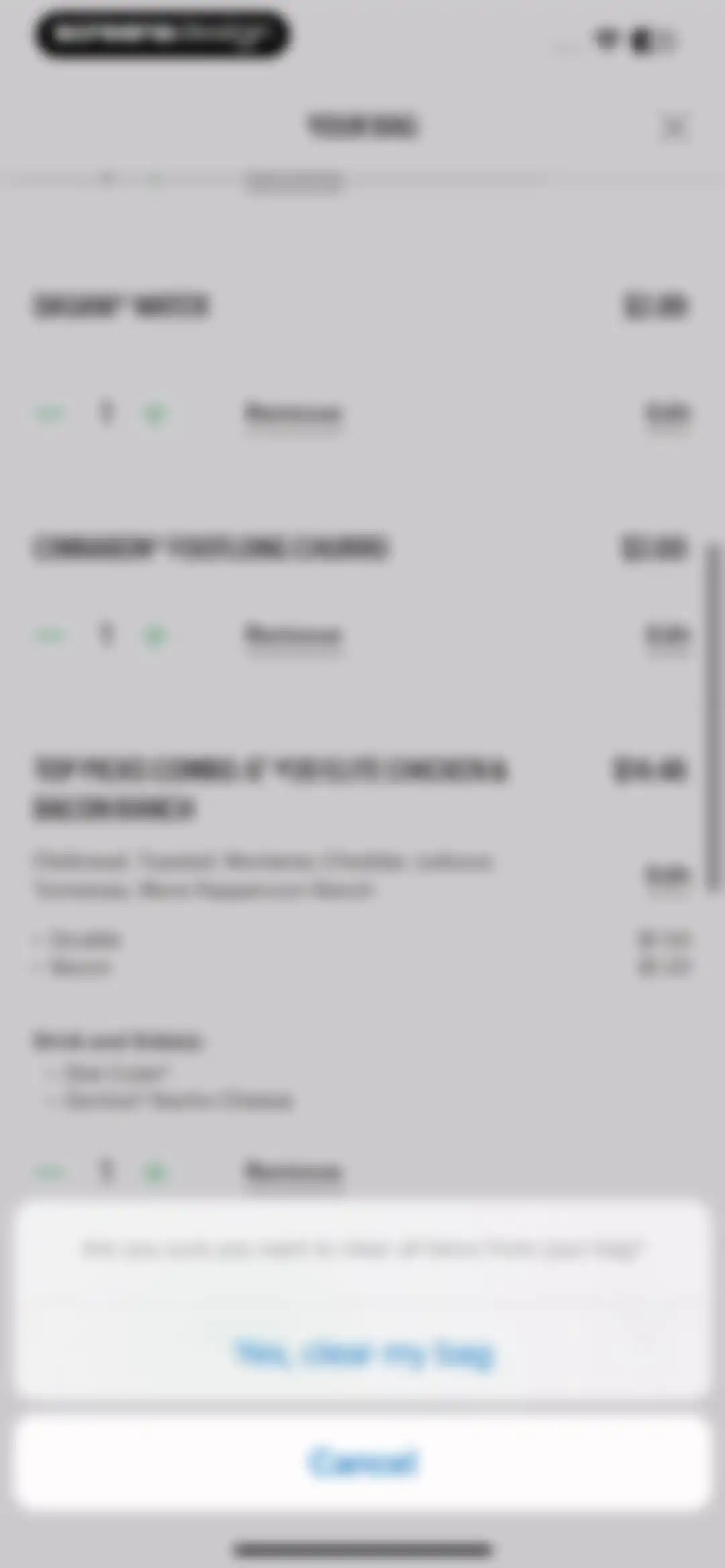 Subway® screen 65