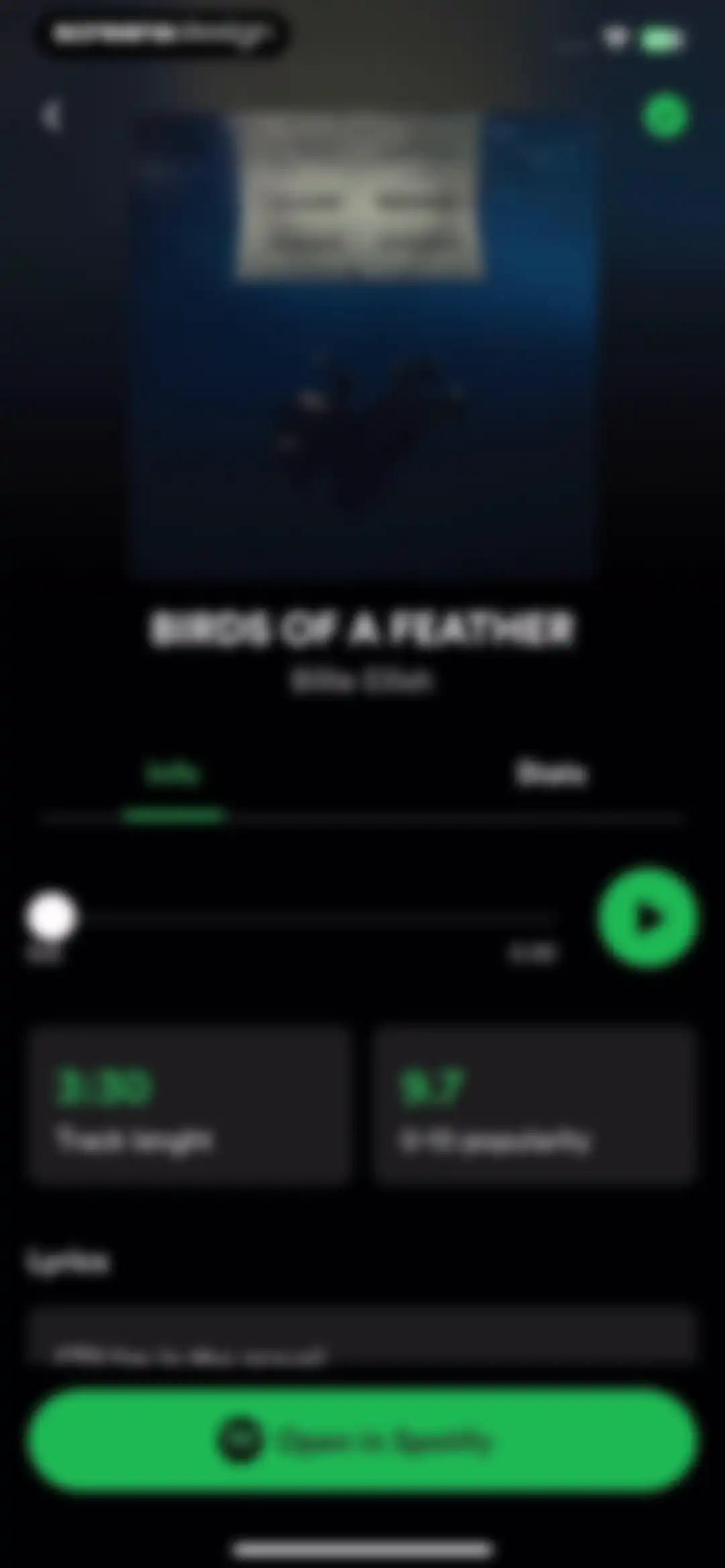 must.fm for Spotify Stats screen 87