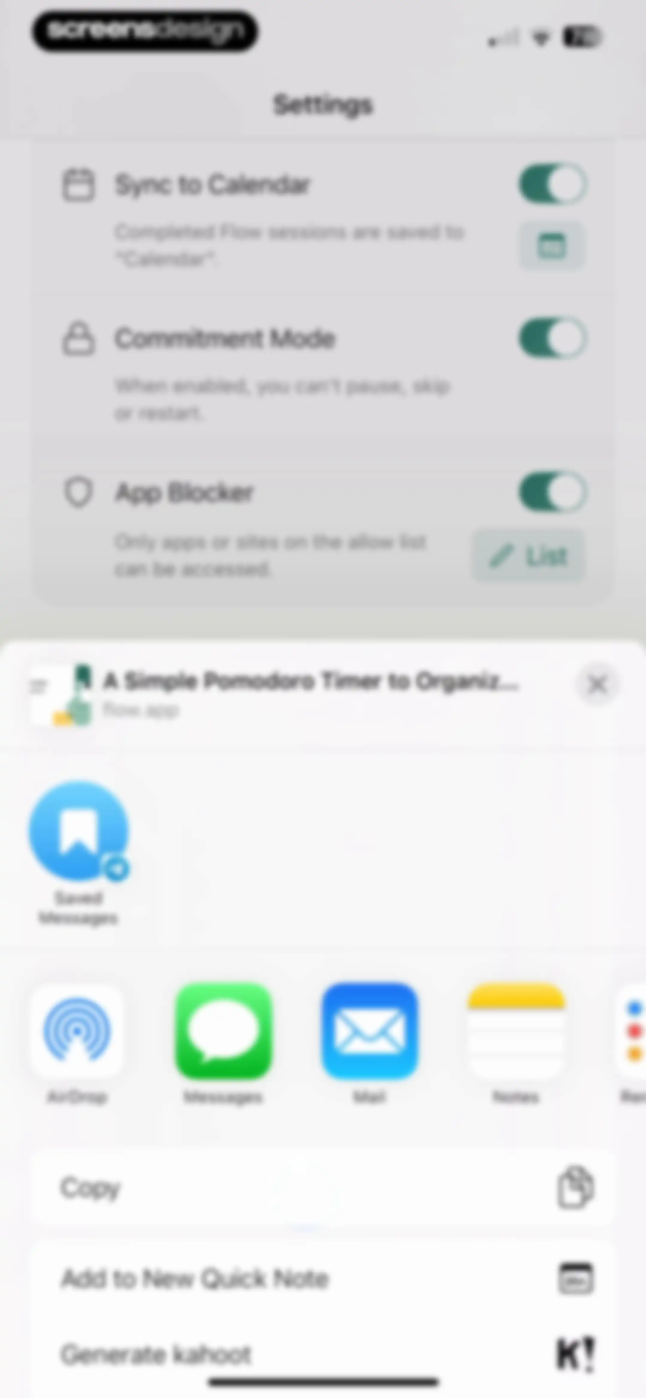 Flow: Focus & Pomodoro Timer screen 54