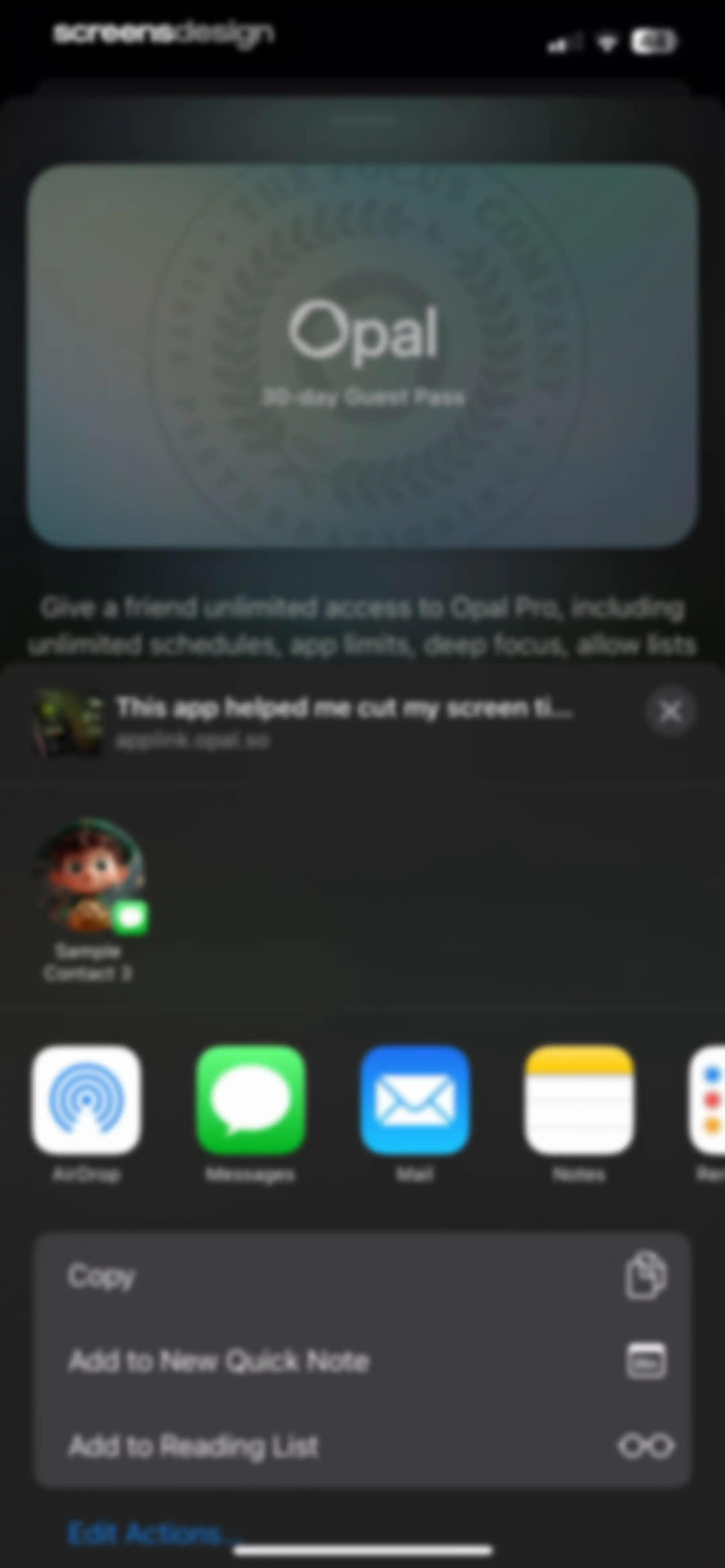 Opal: Screen Time Control screen 129