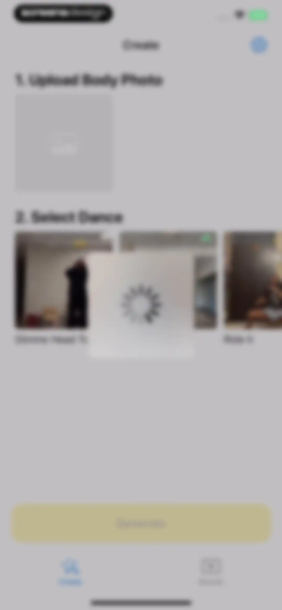 Vid AI: Animation, Dance screen 5