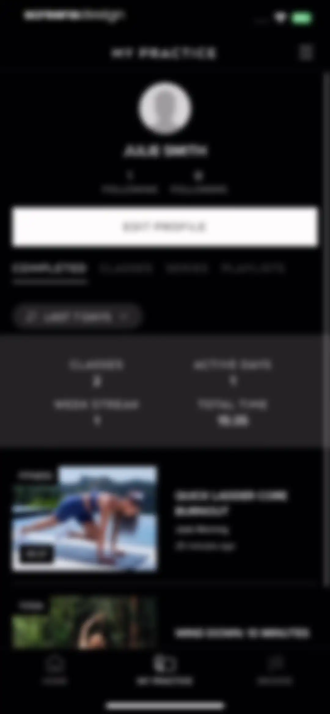 ALO Wellness Club screen 82