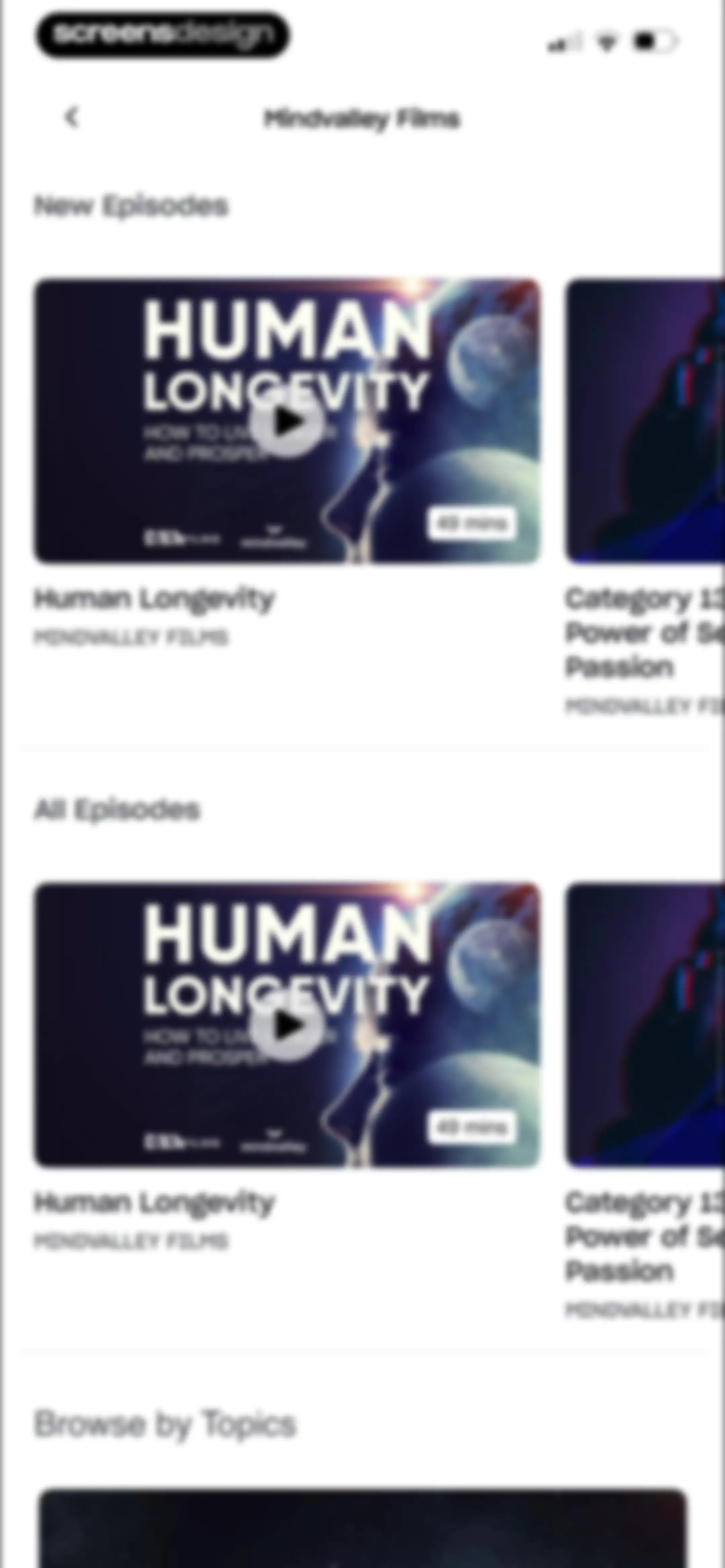 Mindvalley: Self Improvement screen 107