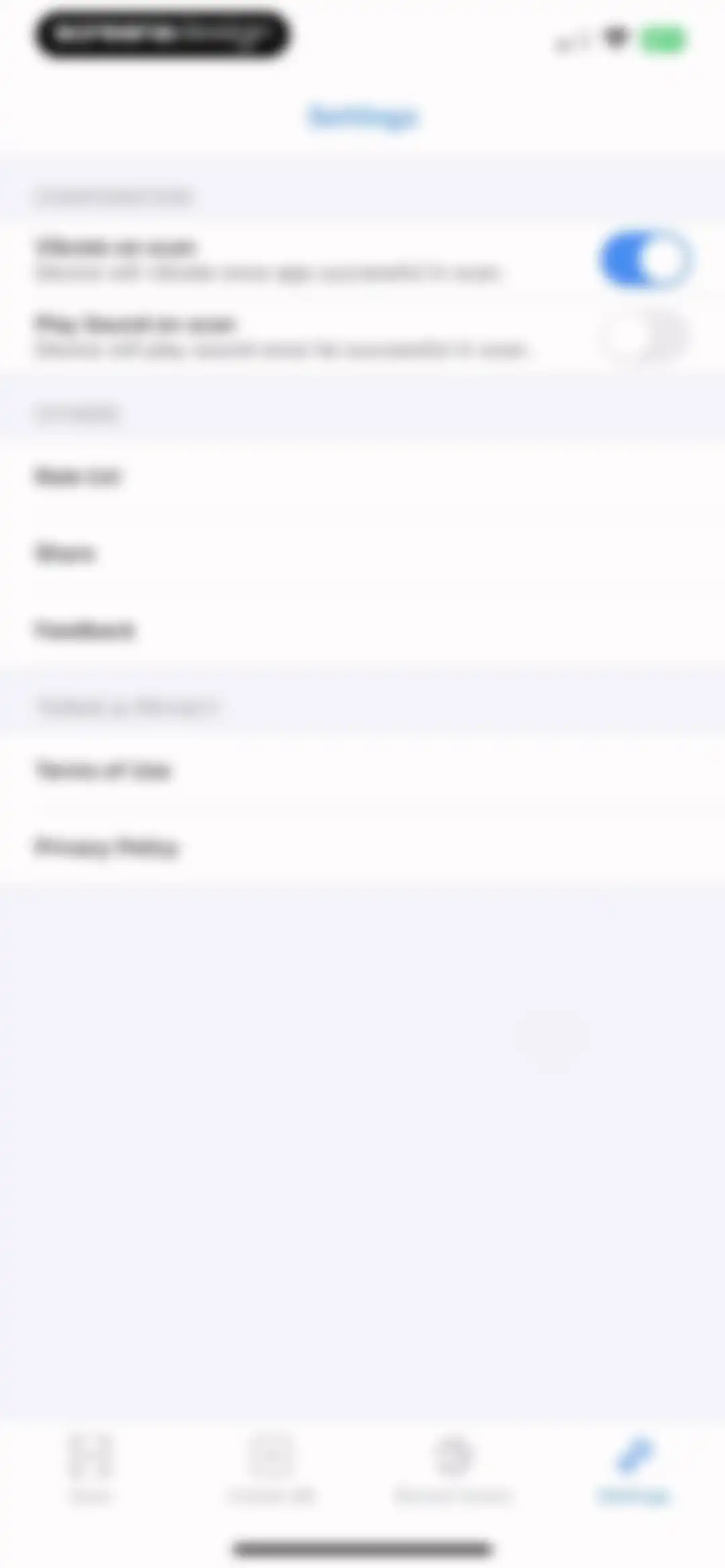 QR Reader and Barcode Scanner screen 25