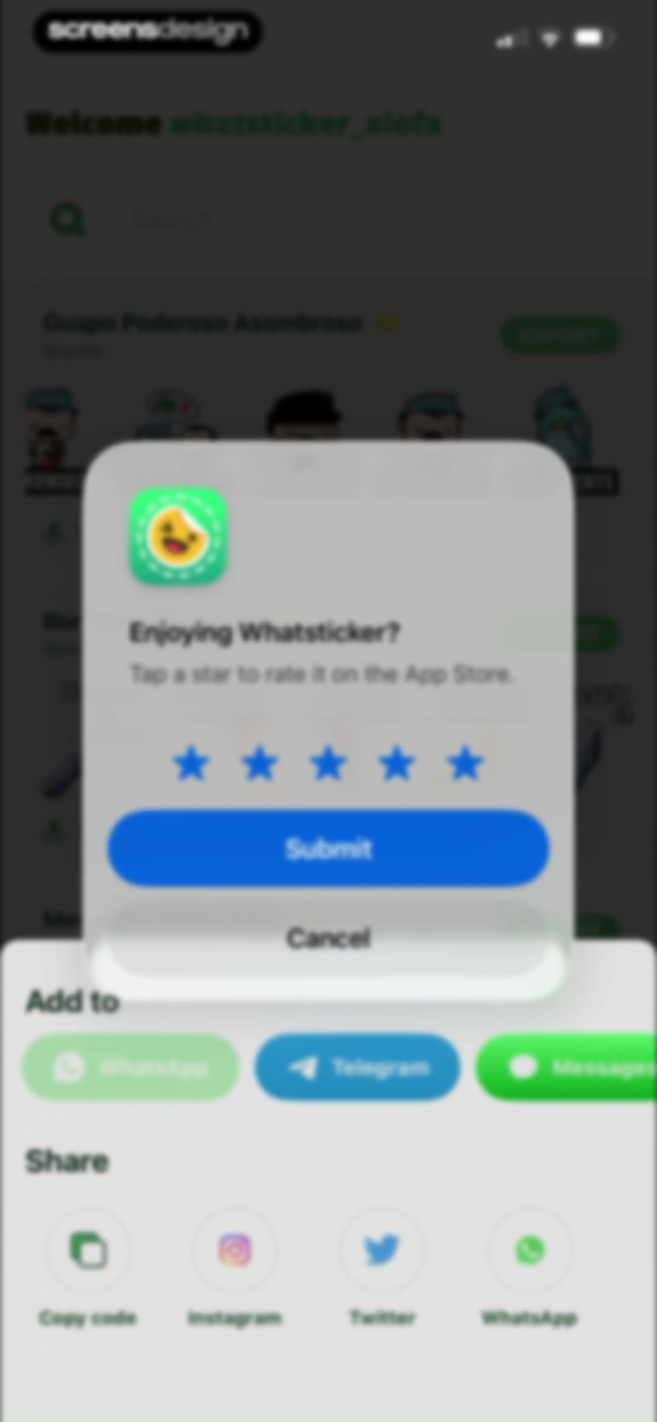WhatSticker - Sticker Maker screen 17