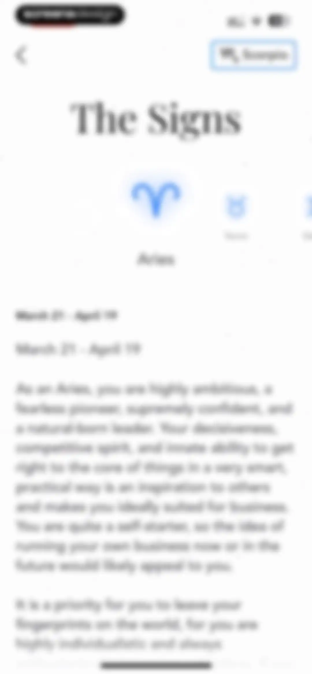 Astrology Zone Horoscopes screen 30