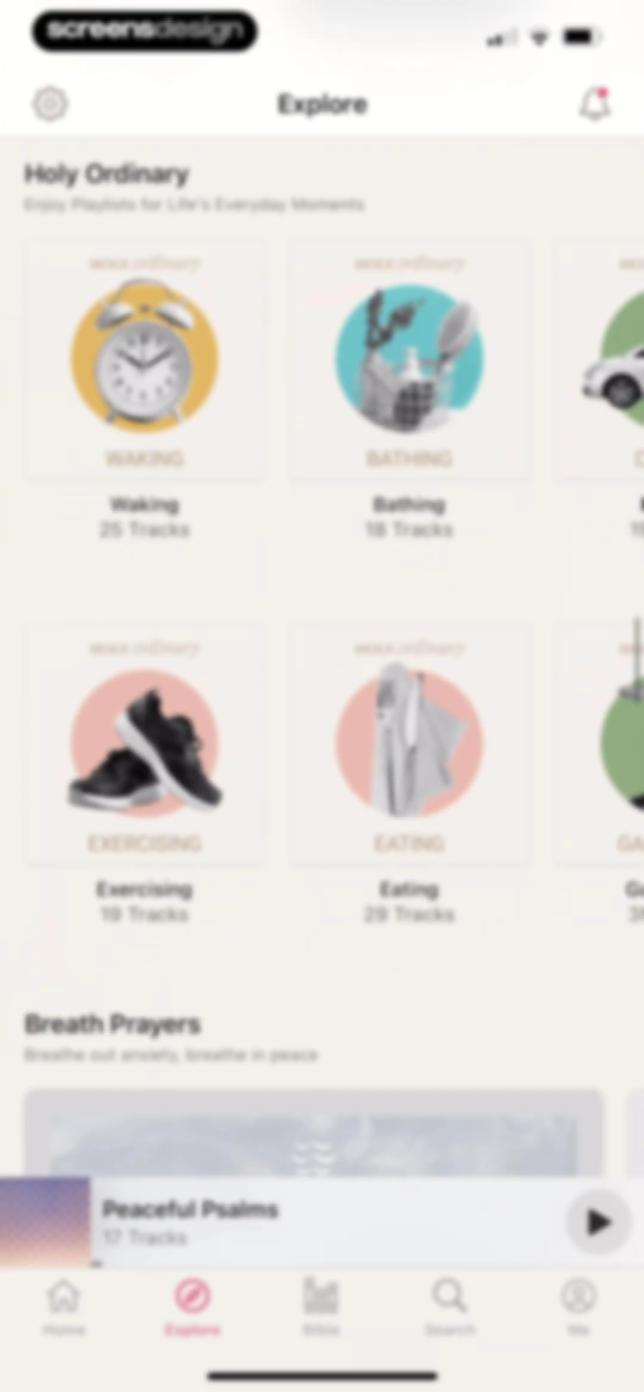 Dwell: Audio Bible screen 78