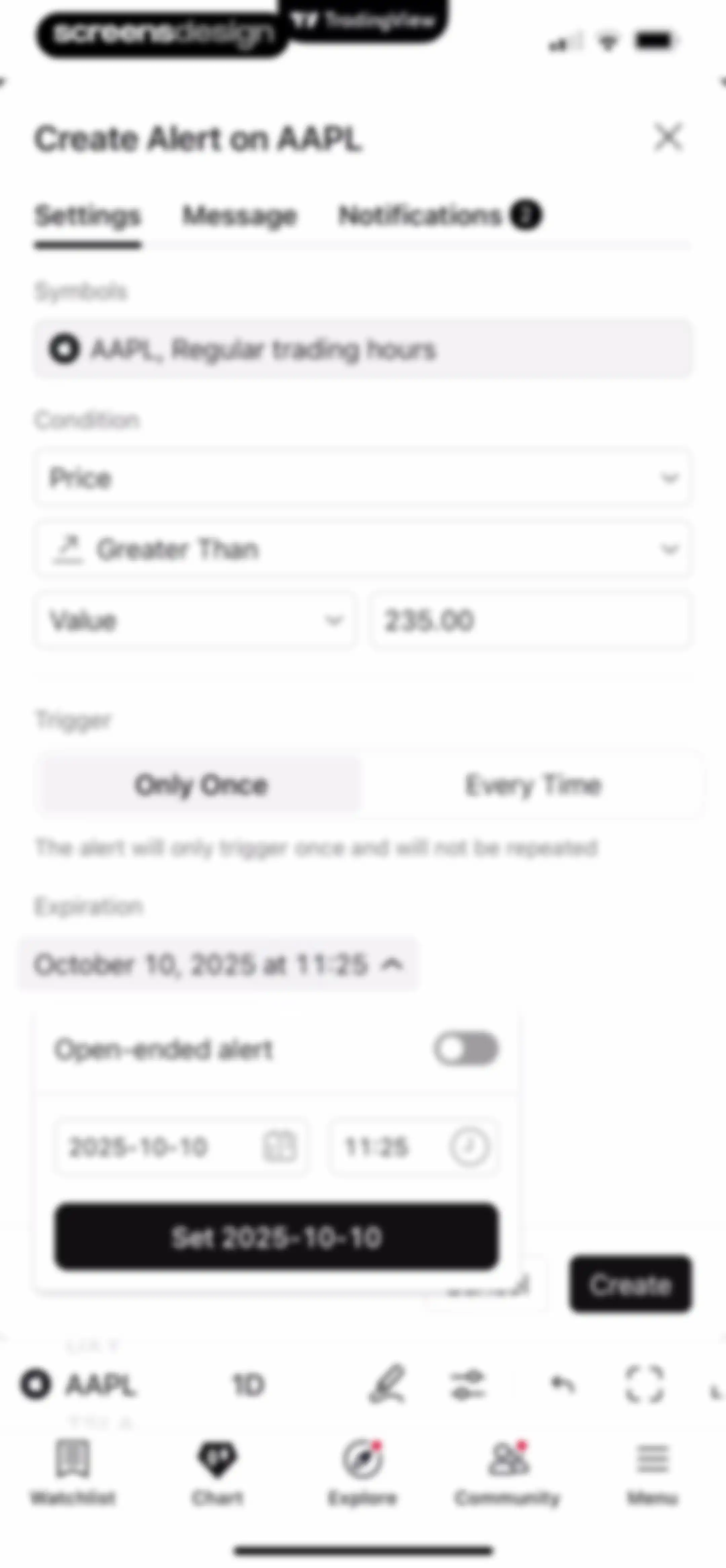 TradingView: Track All Markets screen 95