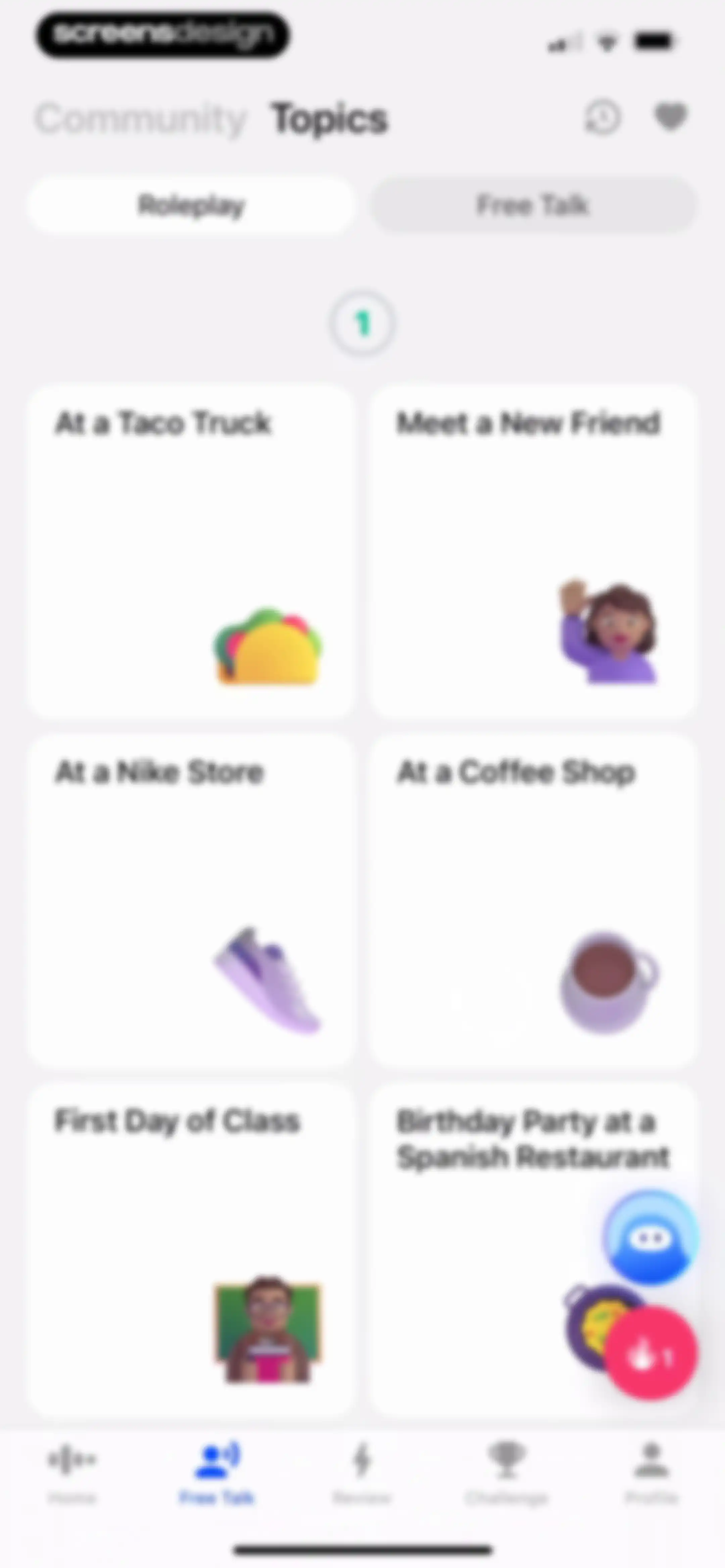 Speak: Language Learning screen 114
