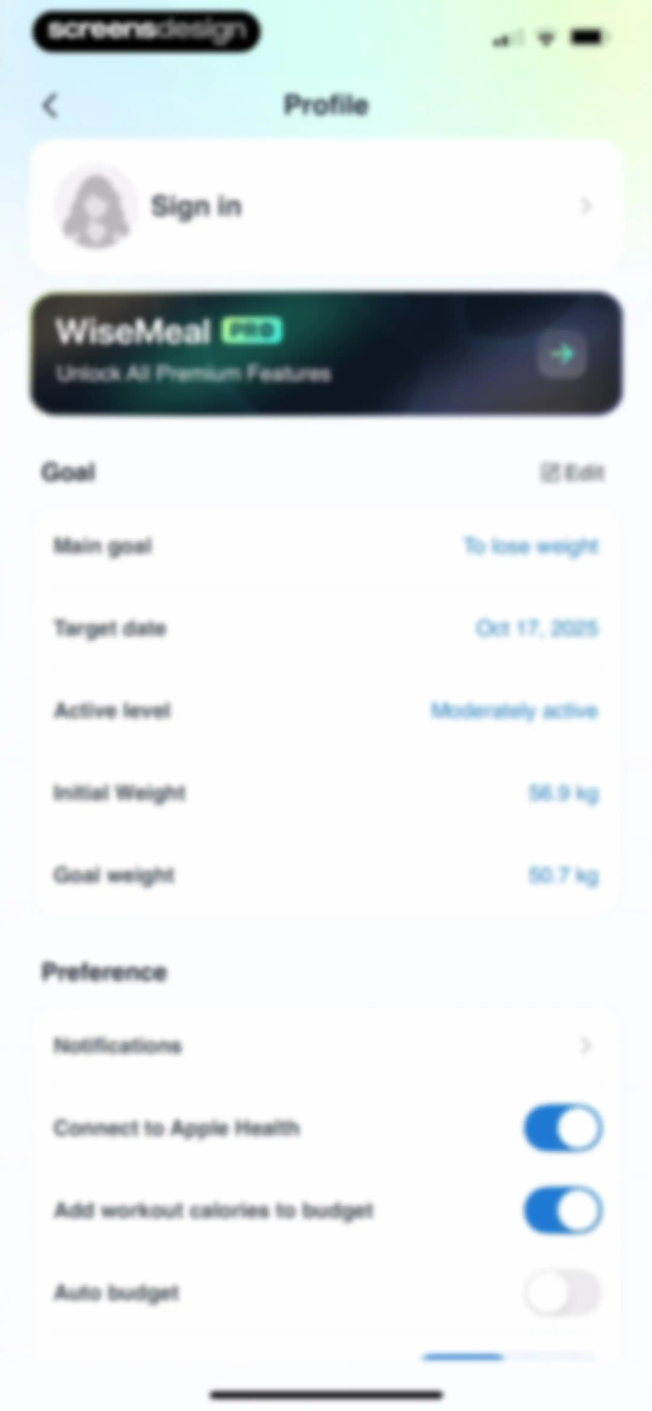 WiseMeal: Al Calorie Tracker screen 121