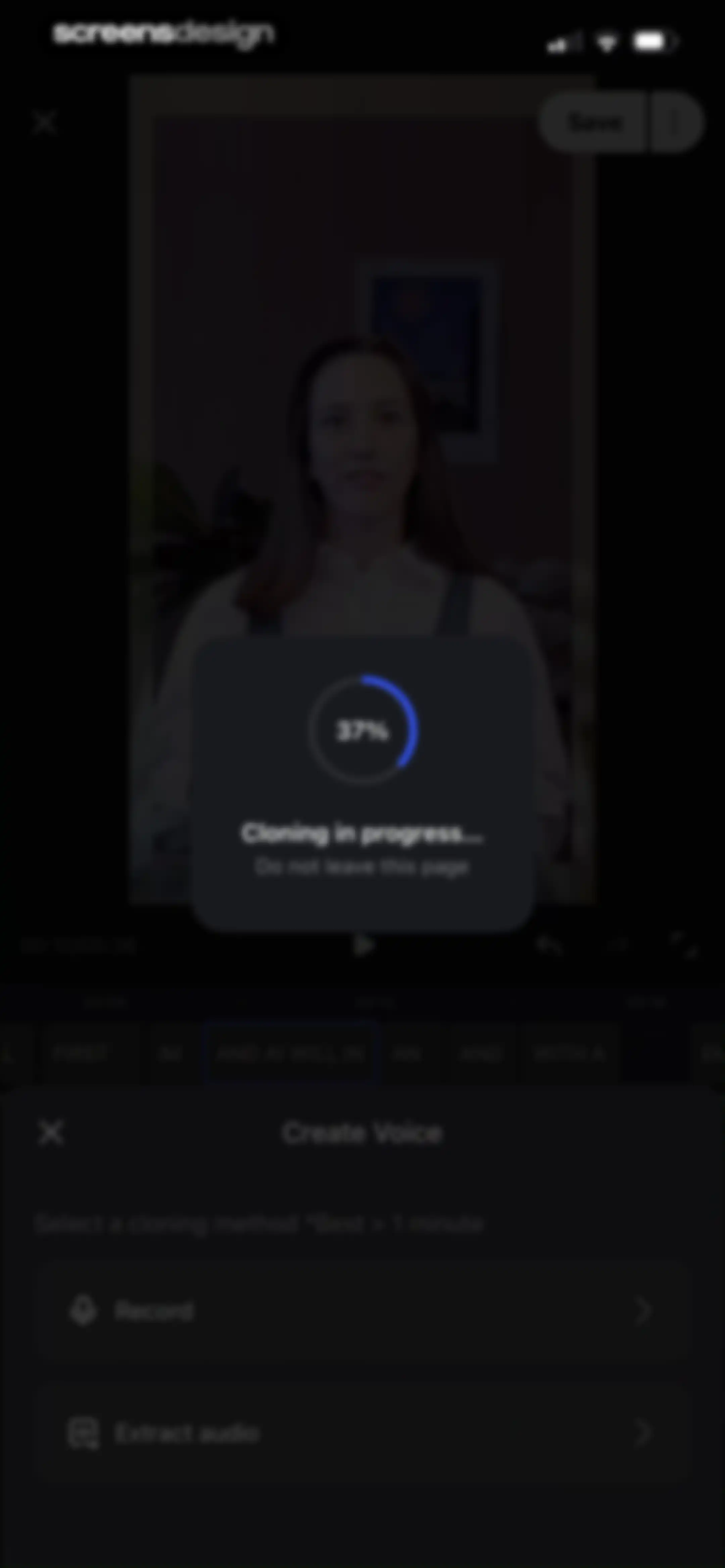 Vmake Labs: create viral video screen 77