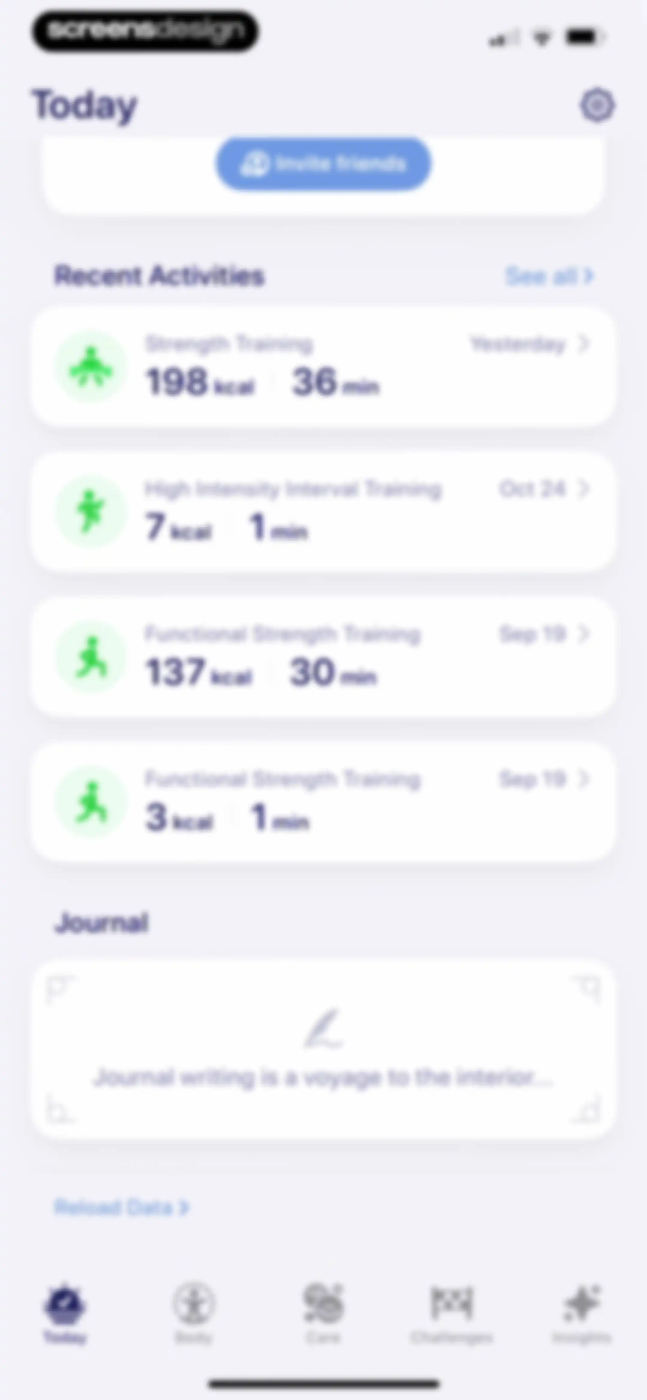 Grow: Health & Fitness screen 87