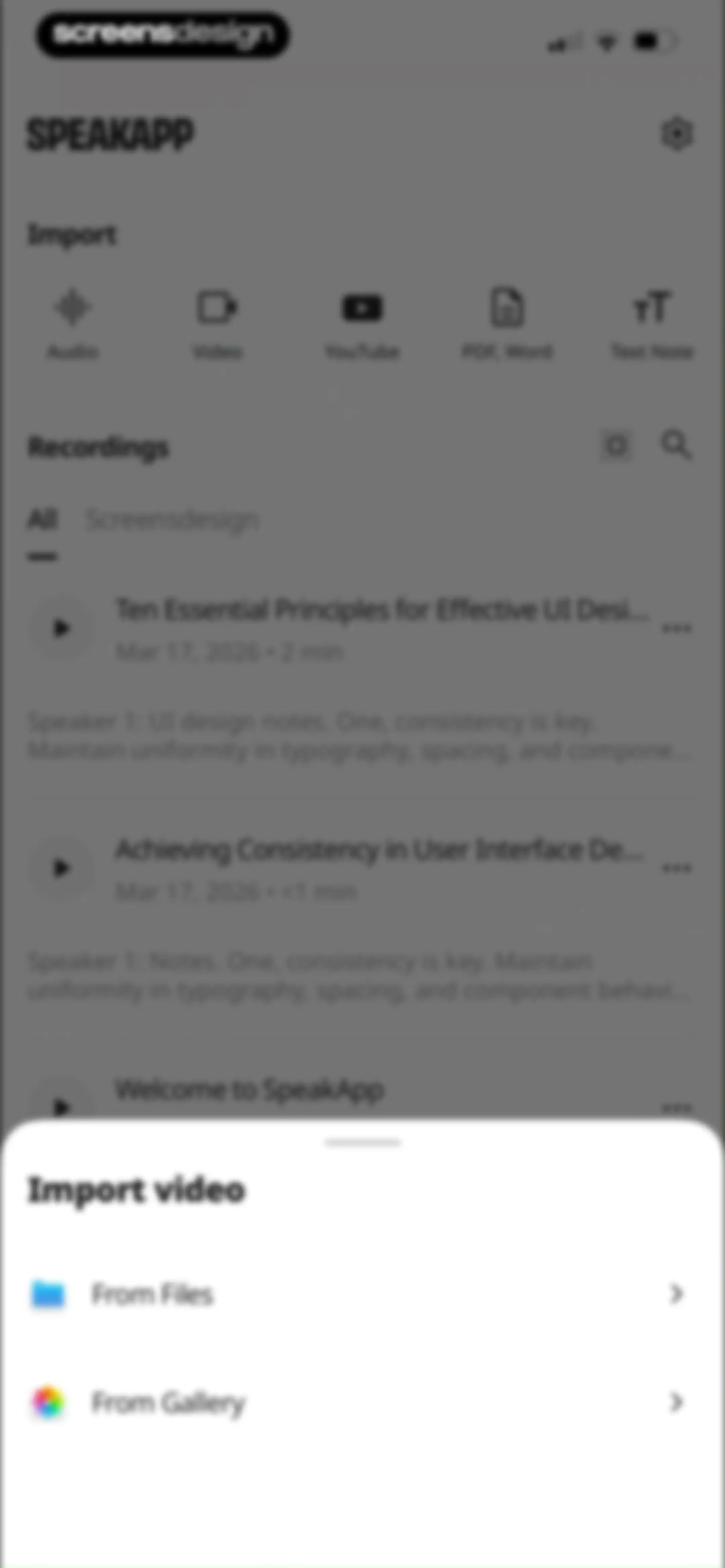 SpeakApp AI: Voice Notes screen 51