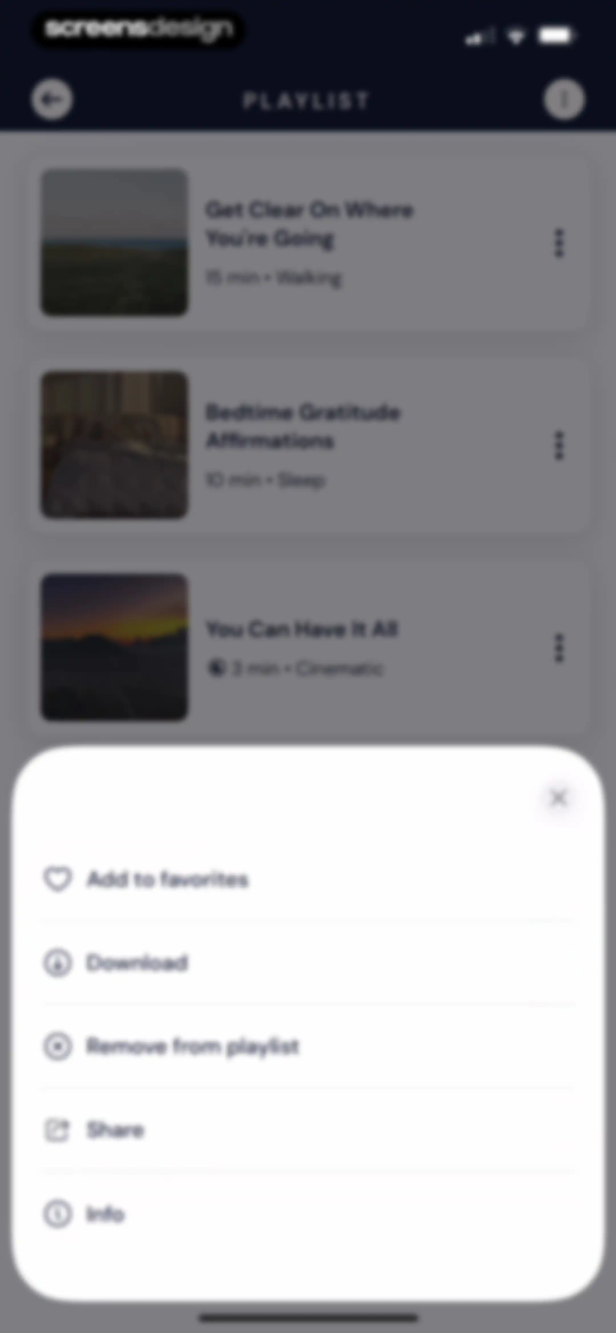 Activations: Daily Motivation screen 90