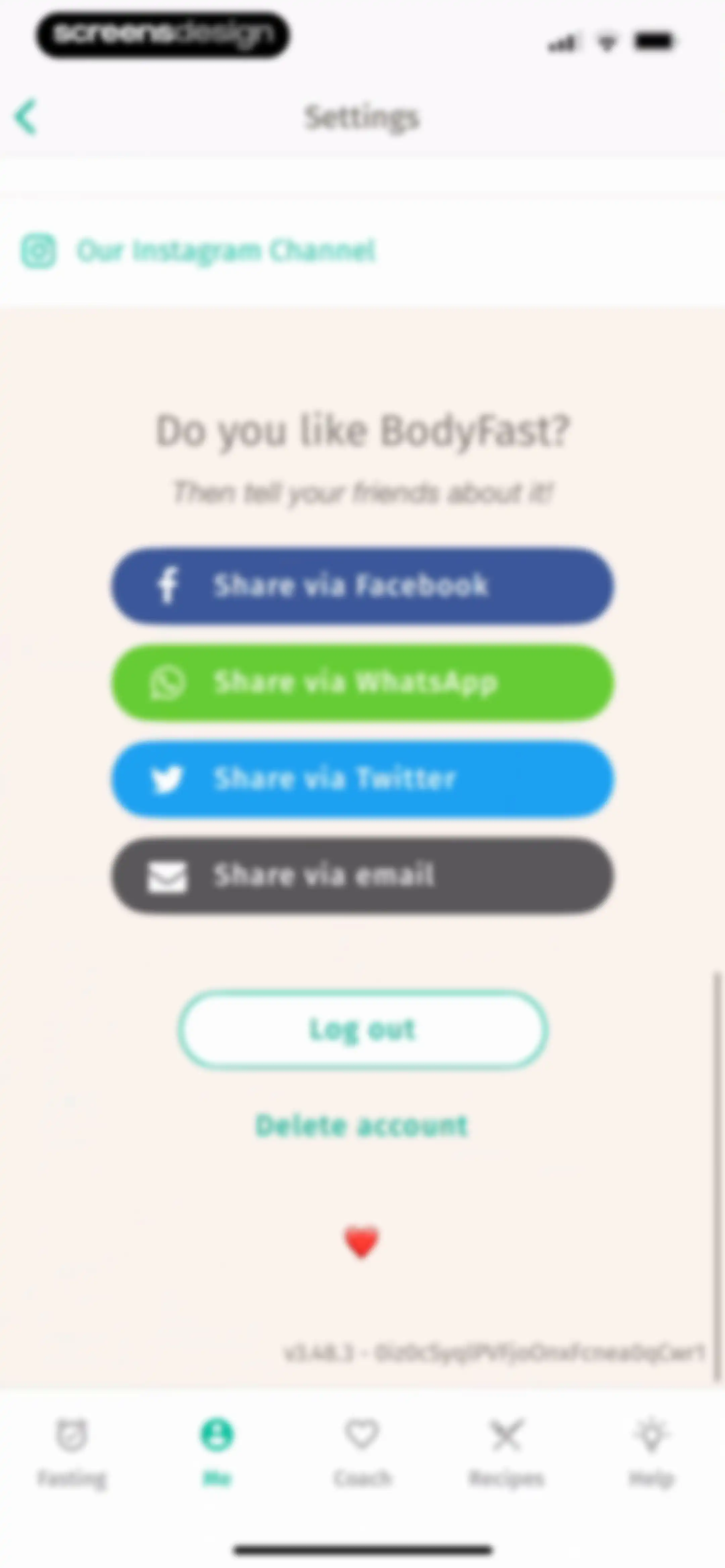 BodyFast: Intermittent Fasting screen 190