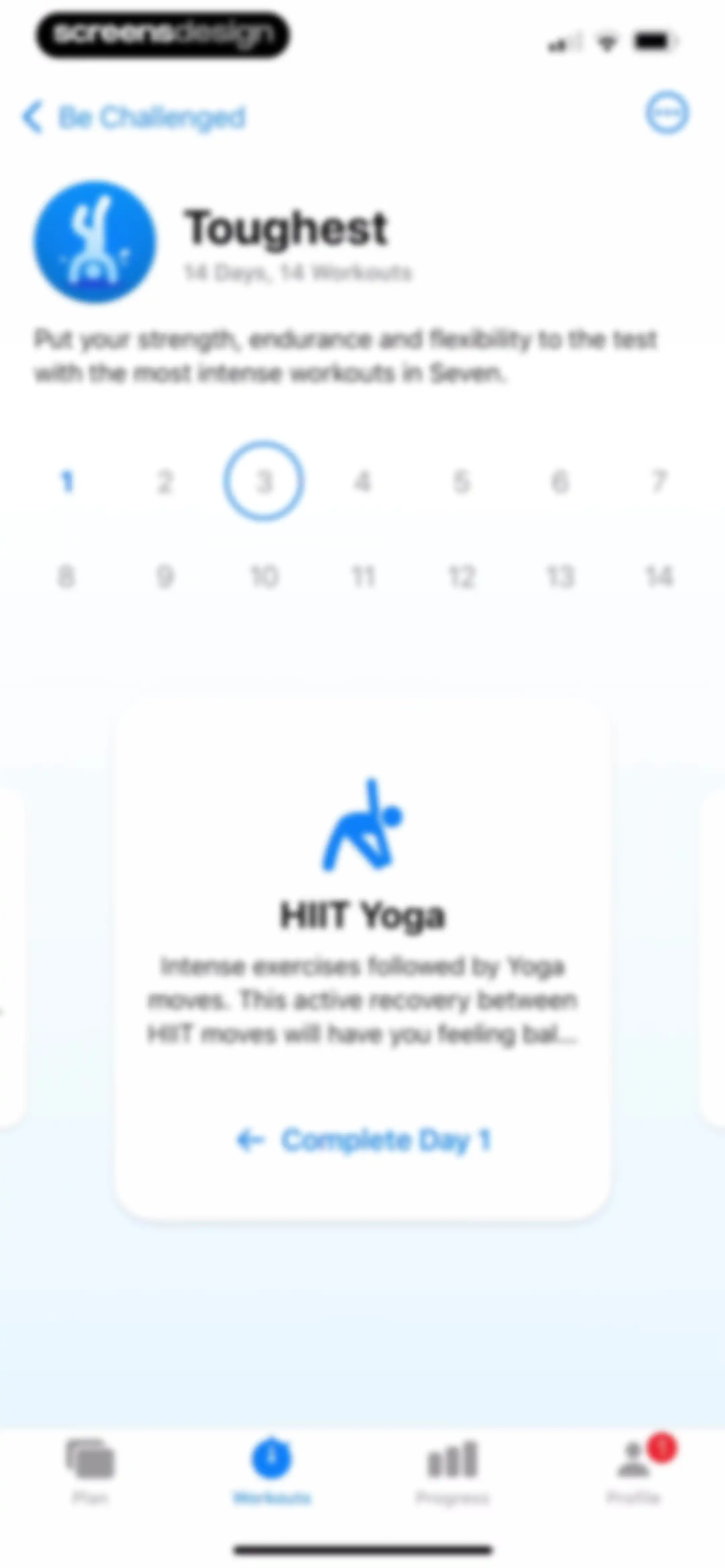 Seven: 7 Minute Workout screen 83