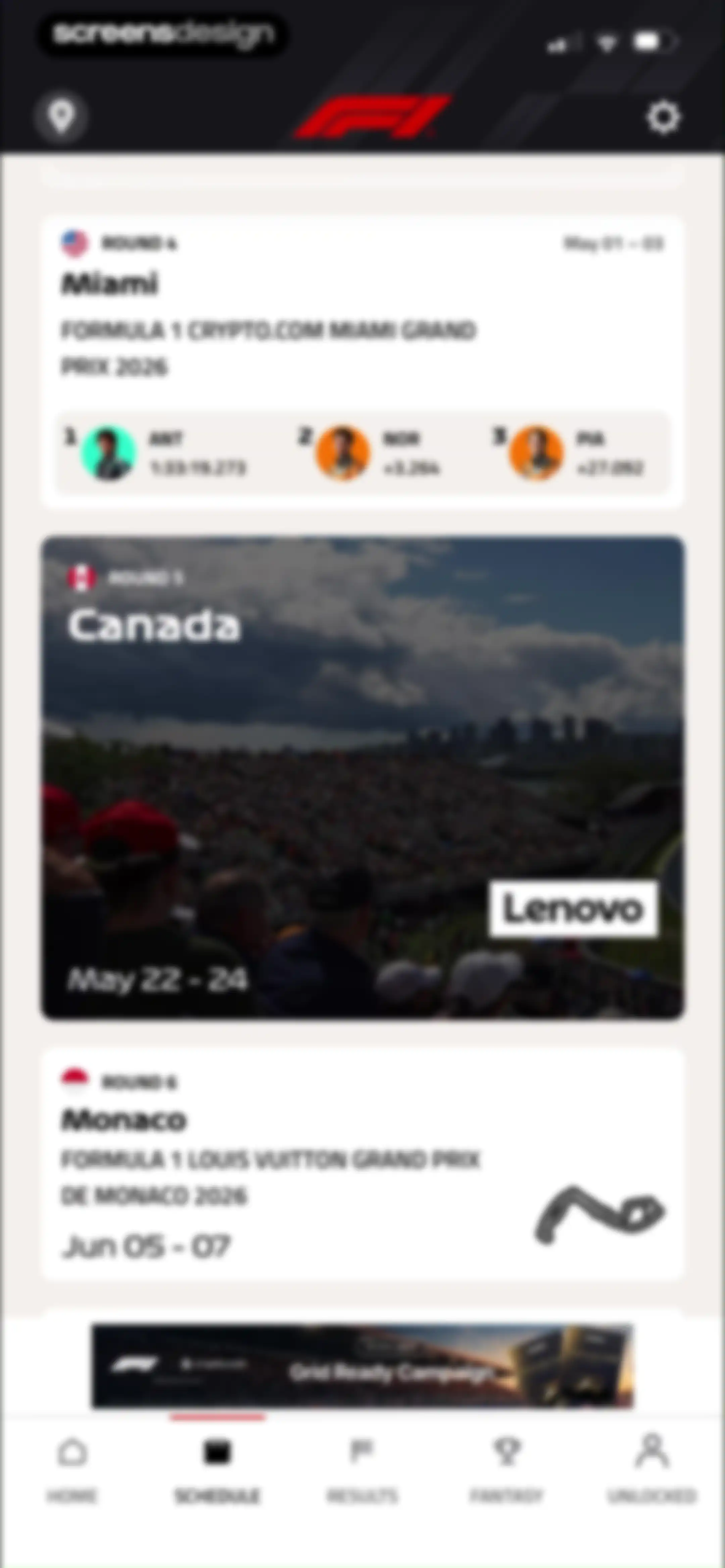 Formula 1® screen 70