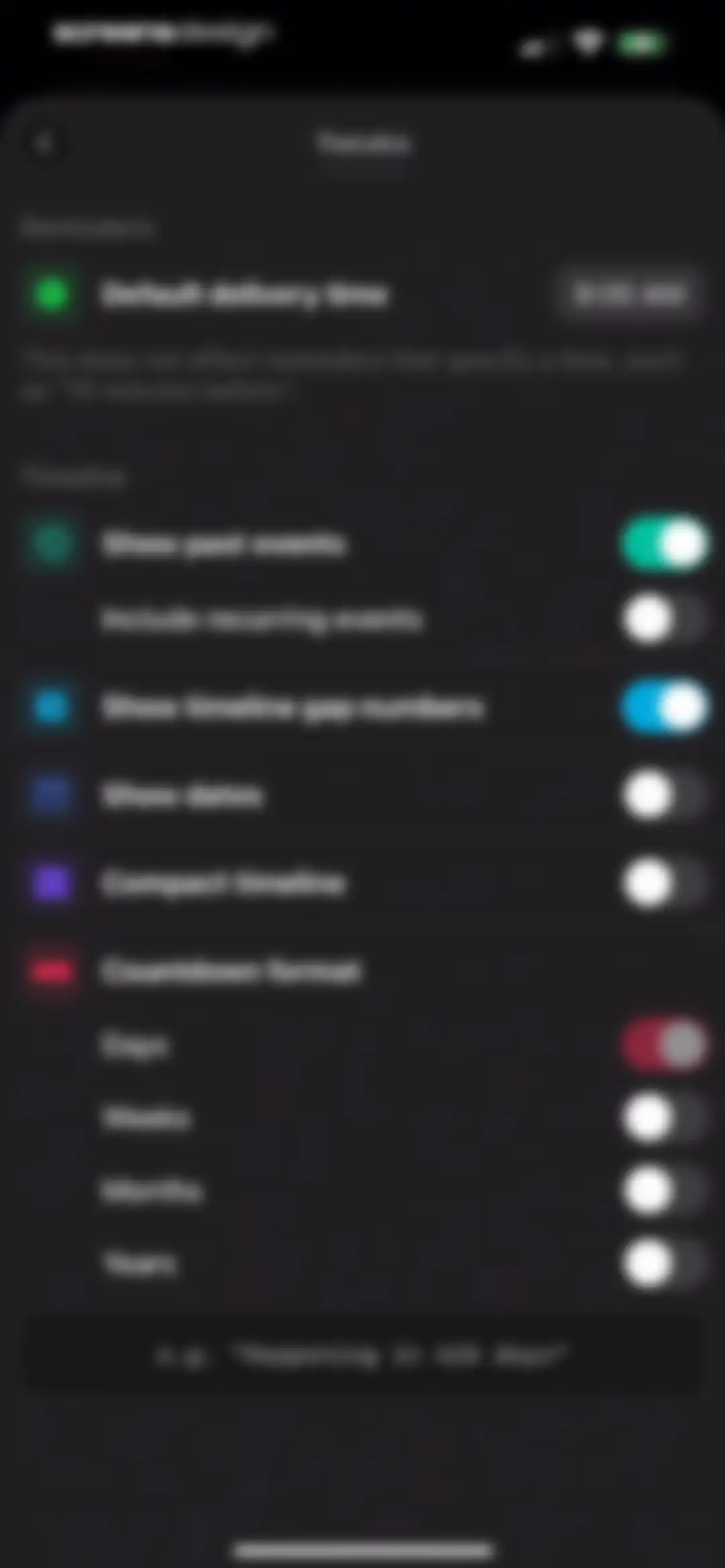 Up Ahead: Countdown Widgets screen 26