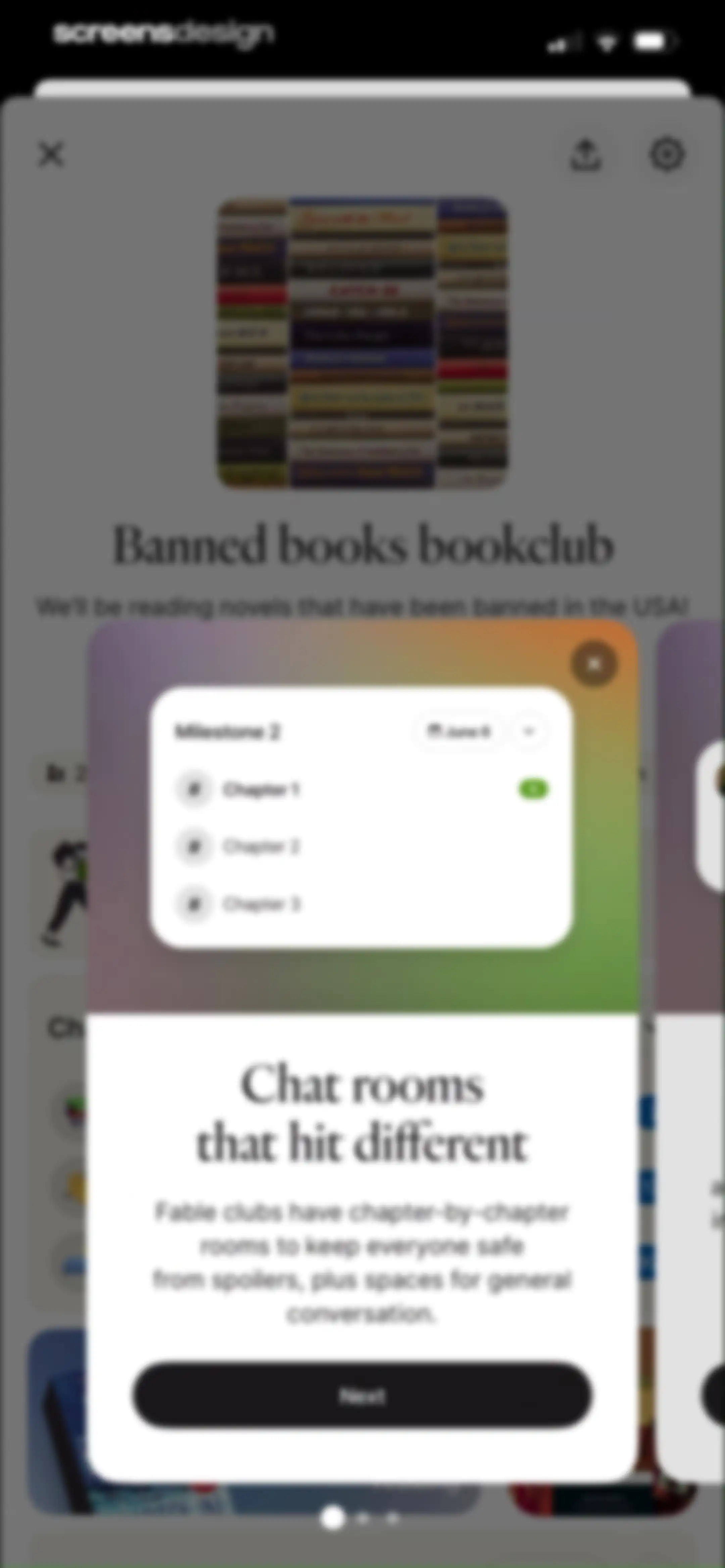 Fable: Track & Discuss Books screen 105