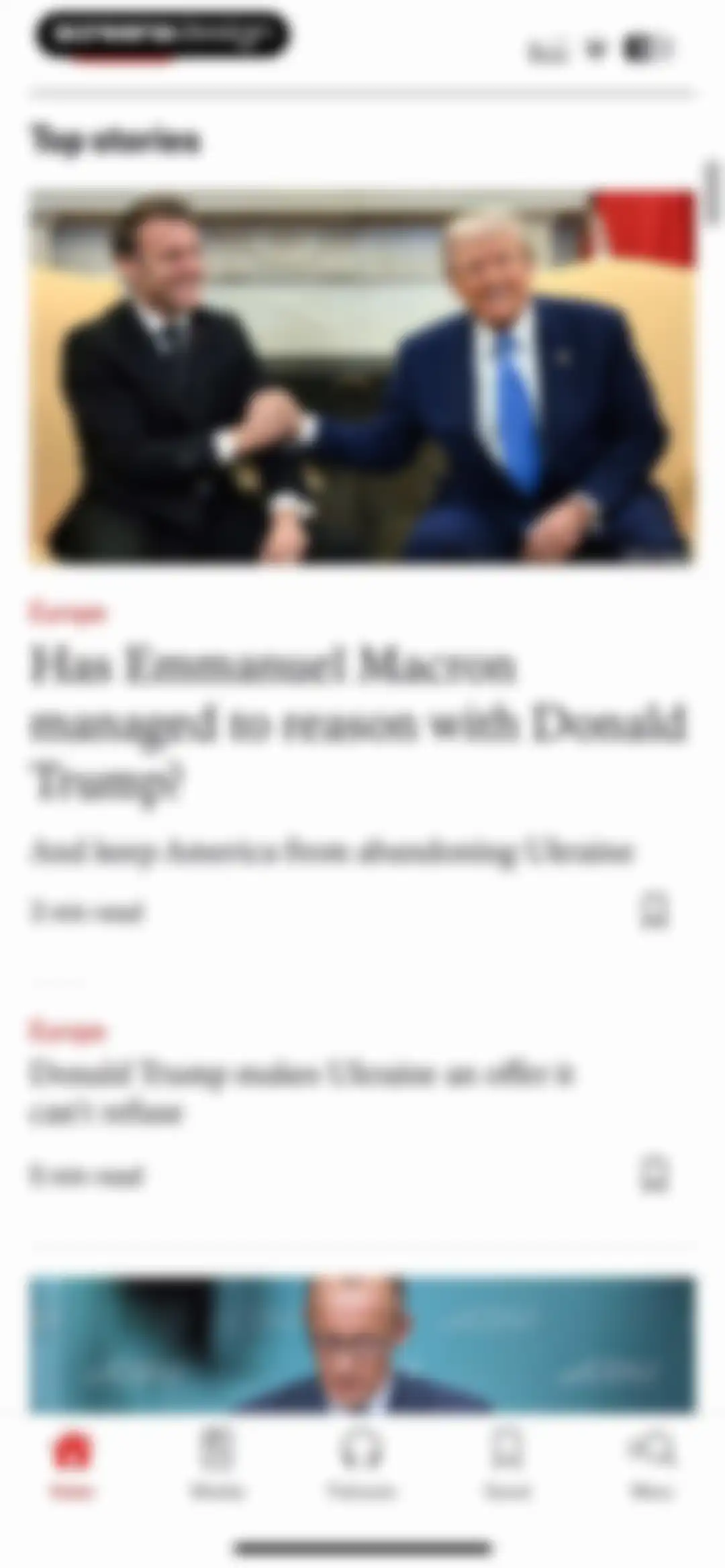 The Economist: News & Analysis screen 23