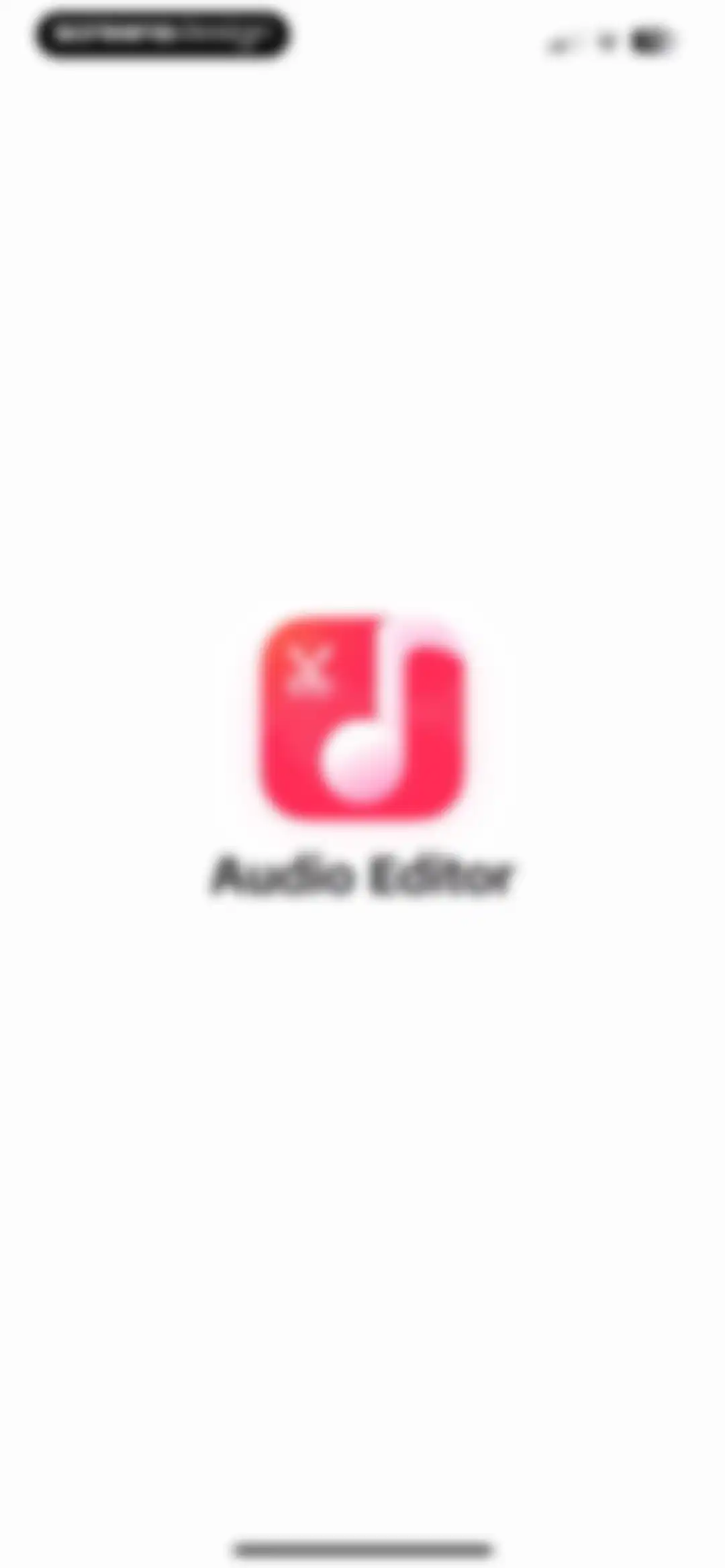 Audio Editor: MP3 Converter screen 1