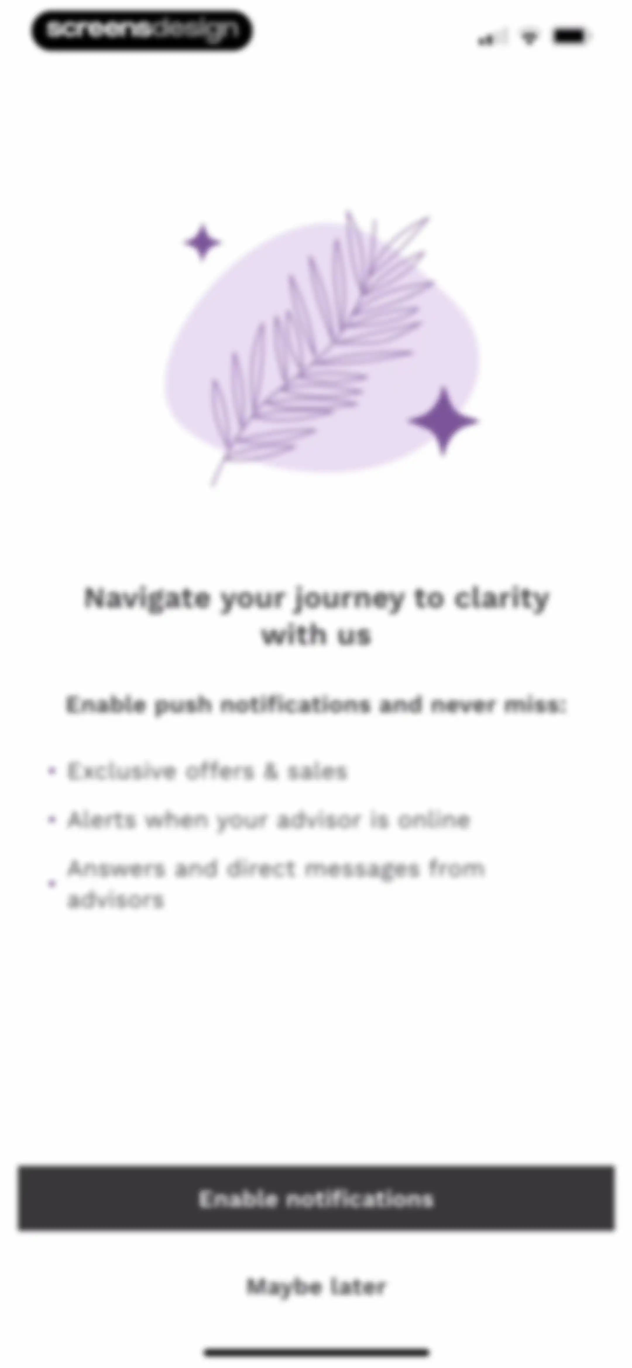 Purple Ocean Psychic Reading screen 9