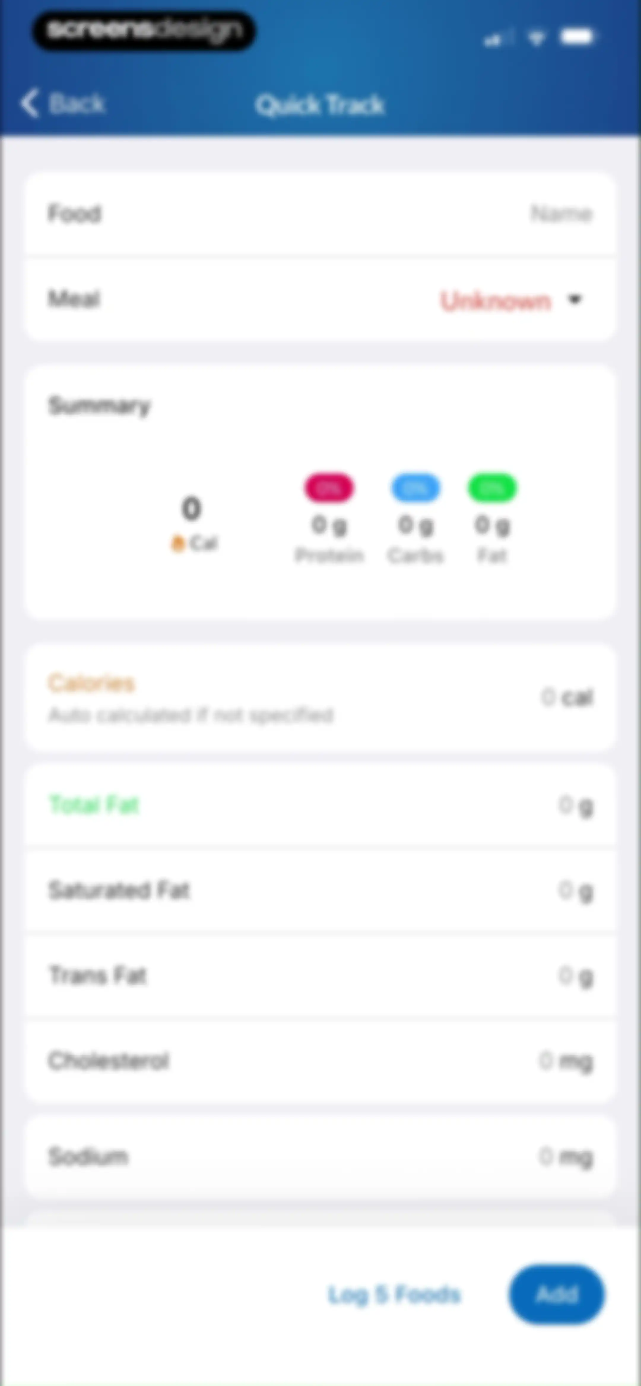 MacrosFirst - Macro Tracker screen 62