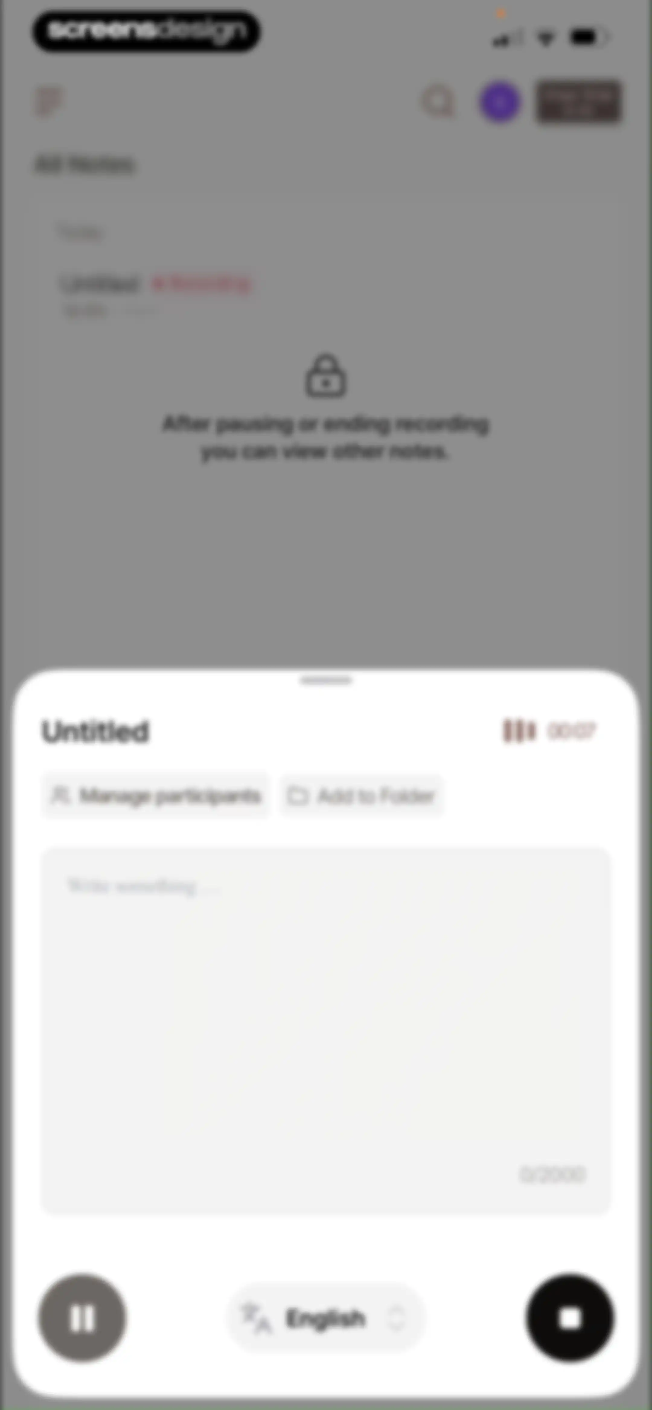 Tiro - AI Meeting Notes screen 12