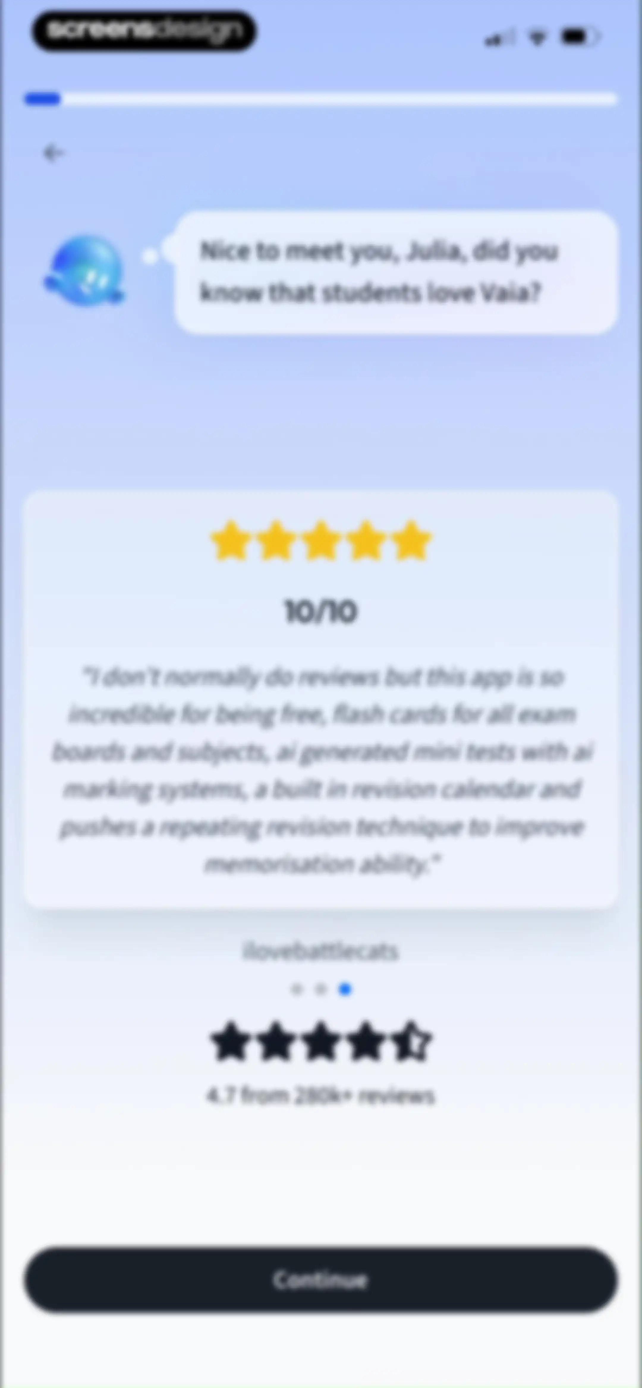 Vaia: AI Flashcards. Study App screen 16