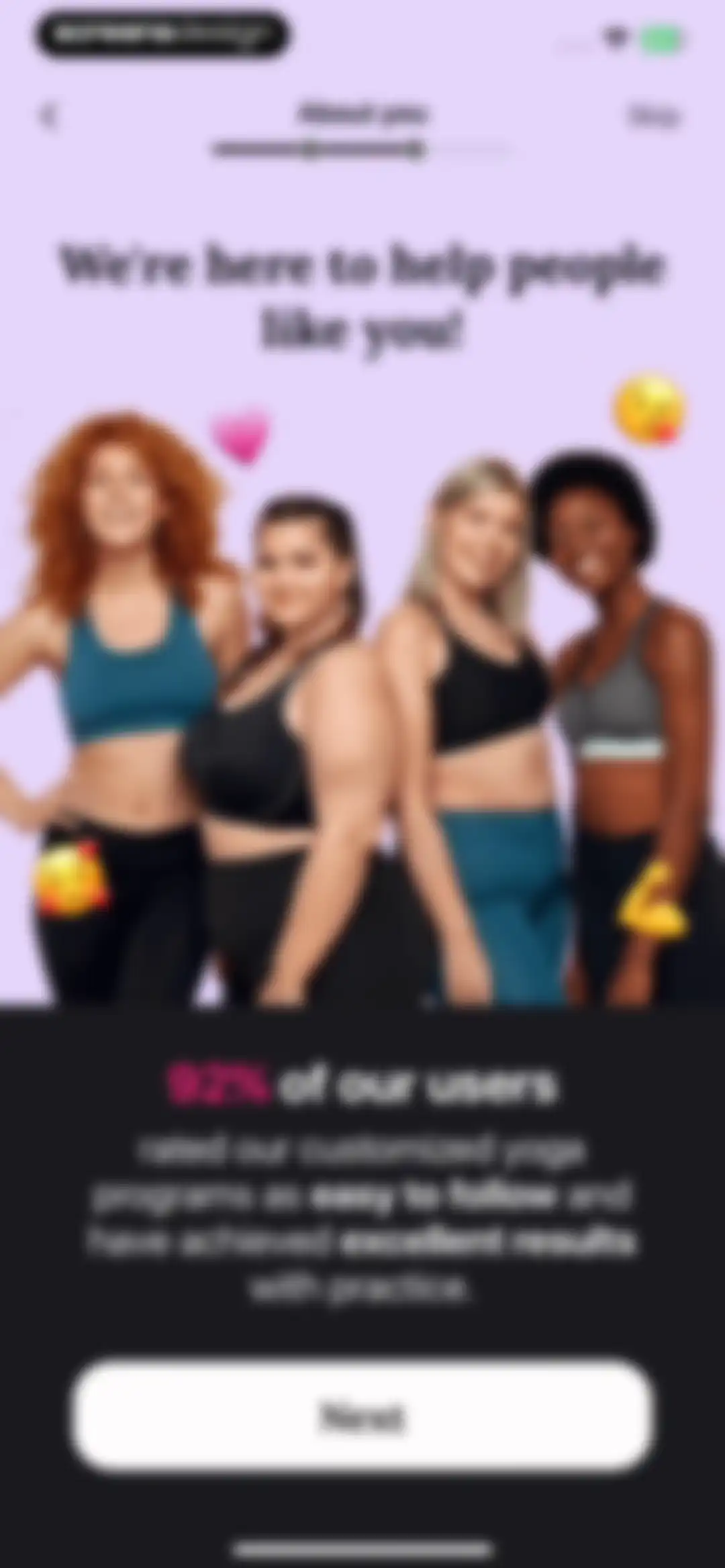 Yoga for Beginners, Pilates+ screen 22