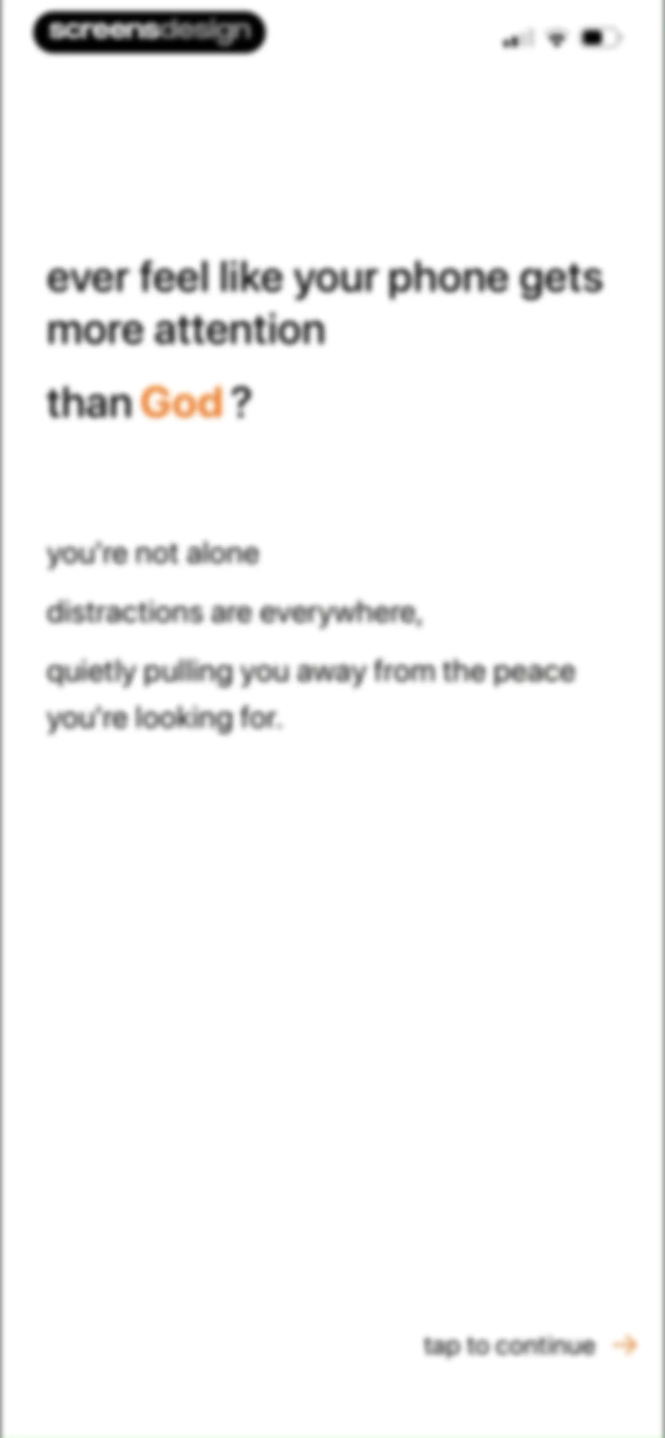 prayer lock: christian focus screen 4