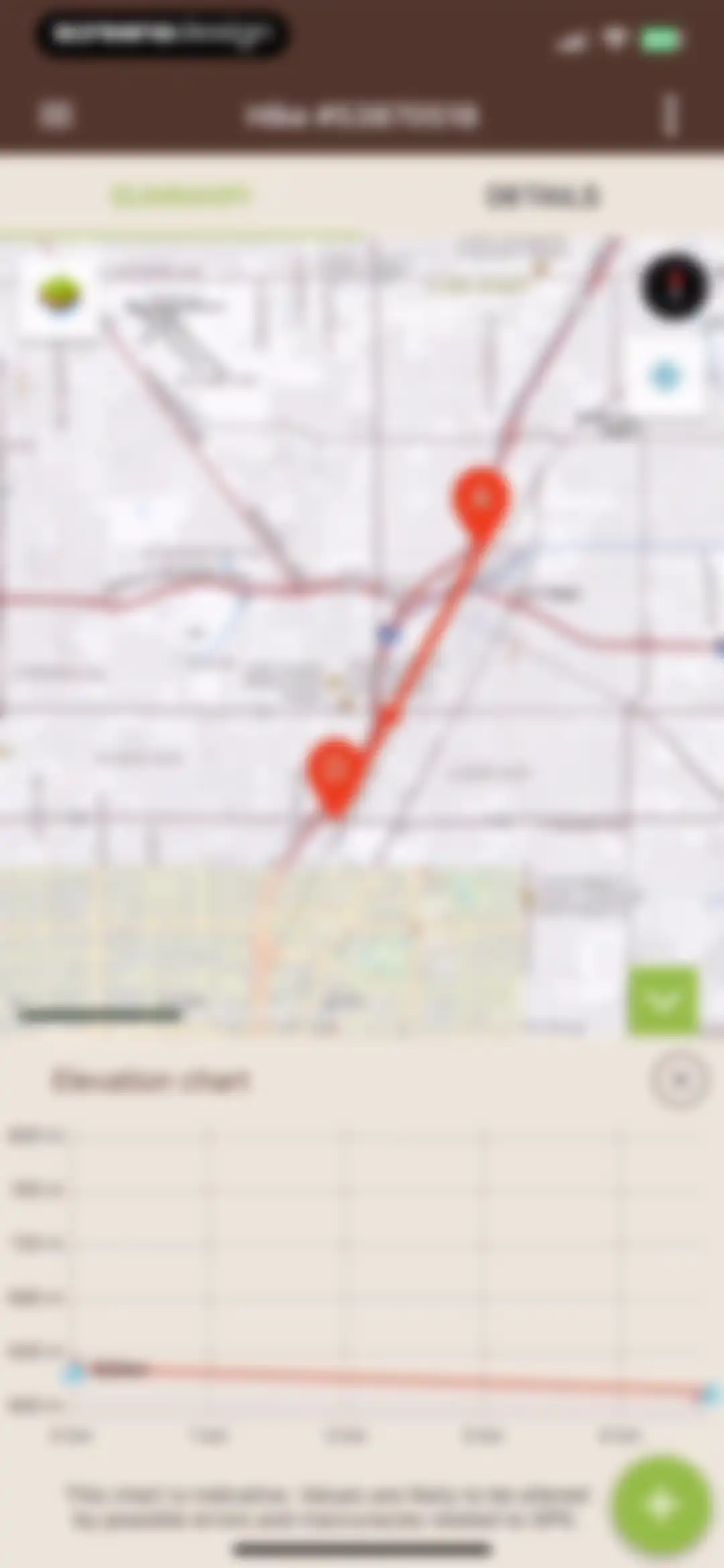 Visorando Walking Routes screen 56