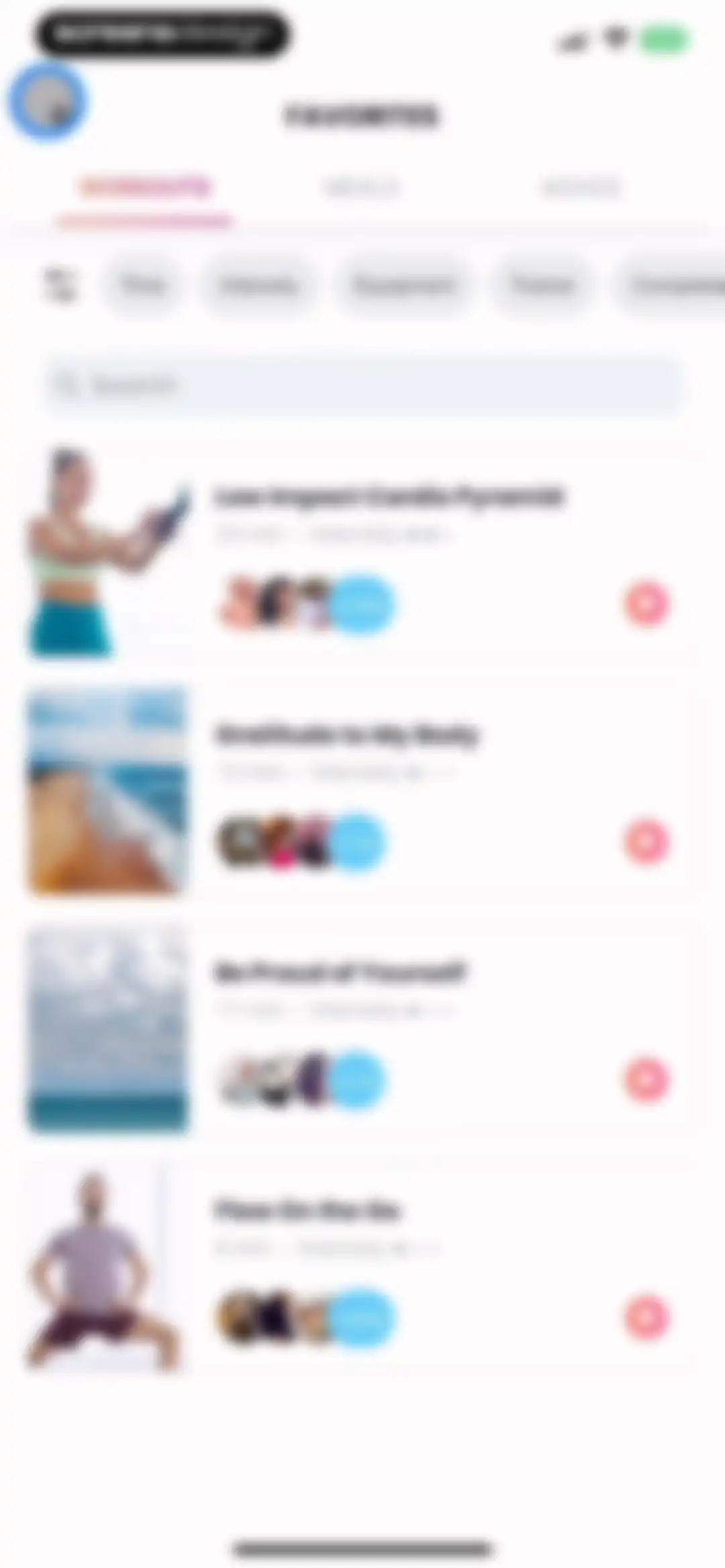 FitOn Workouts & Fitness Plans screen 91