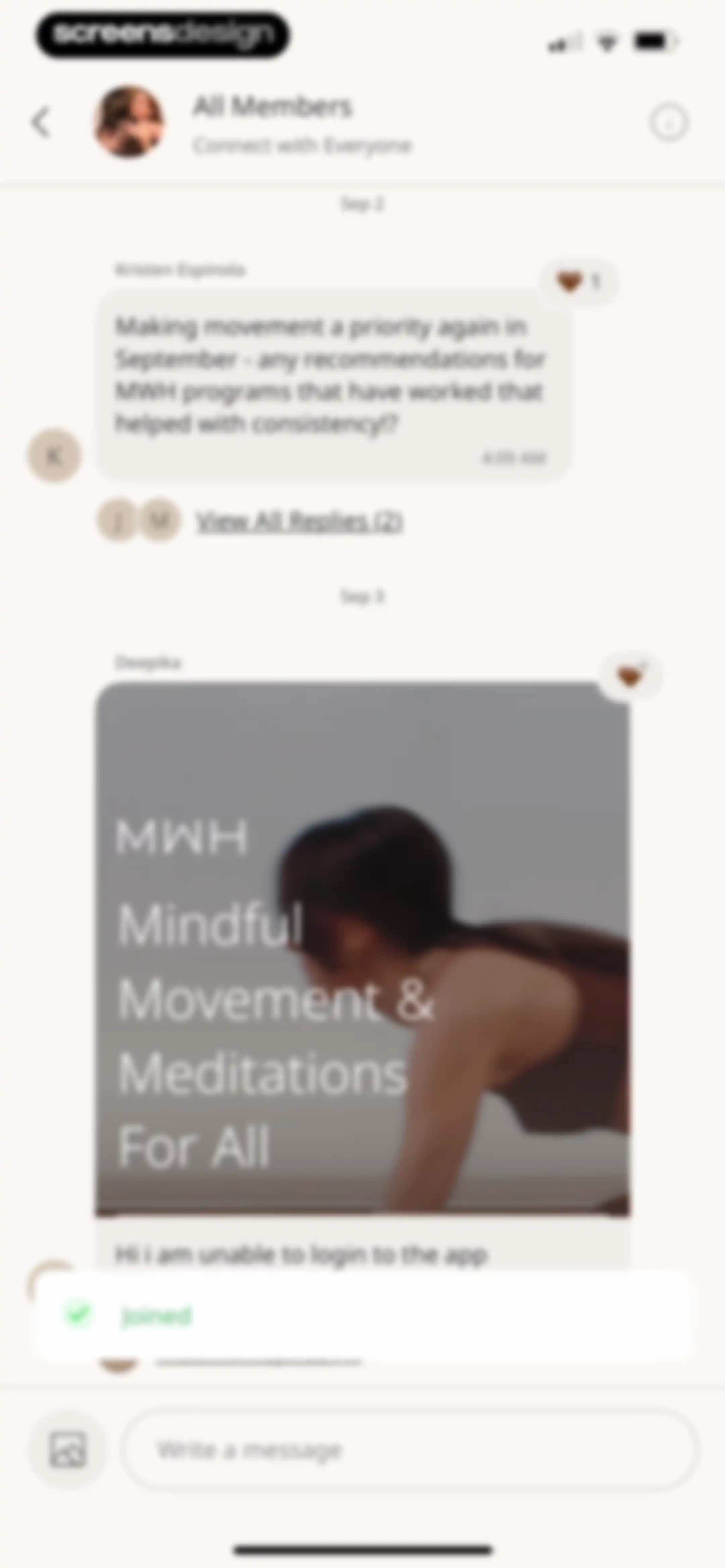 MWH: Fitness + Wellness screen 52