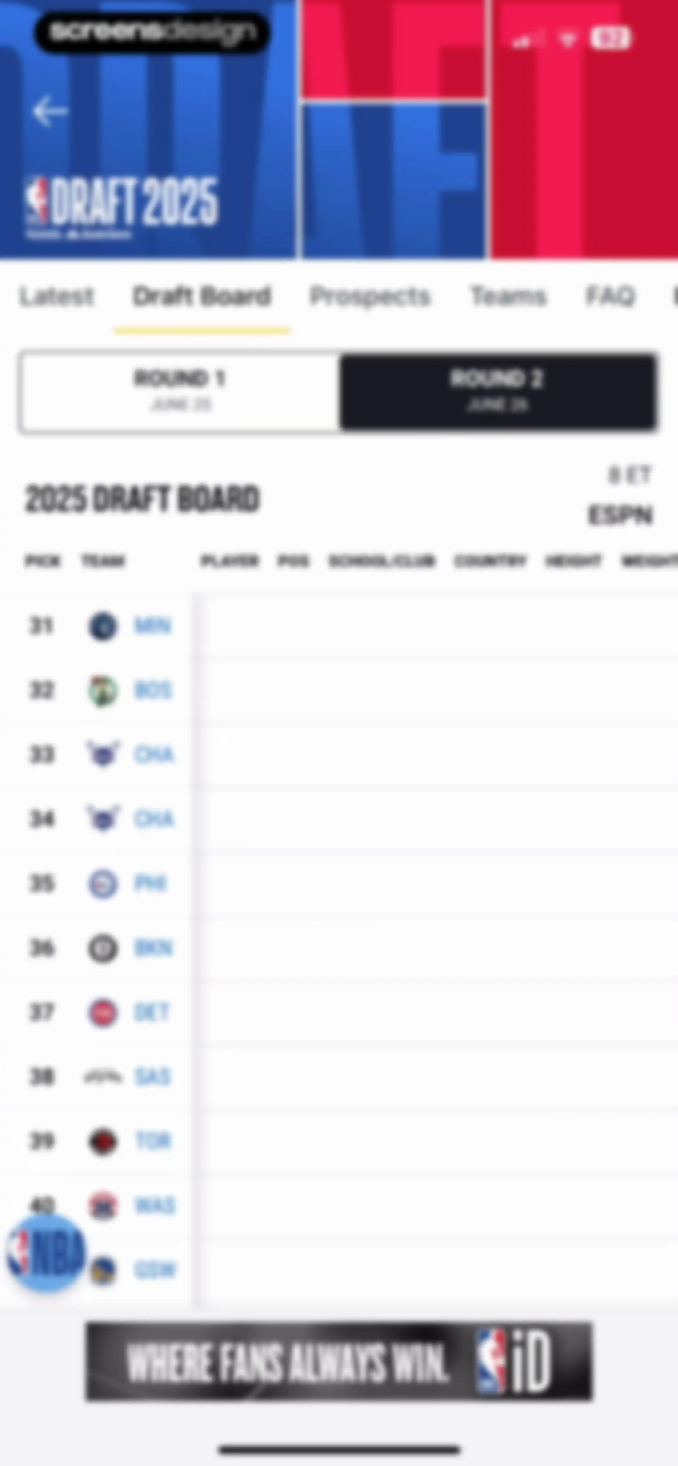 NBA: Live Games & Scores screen 87