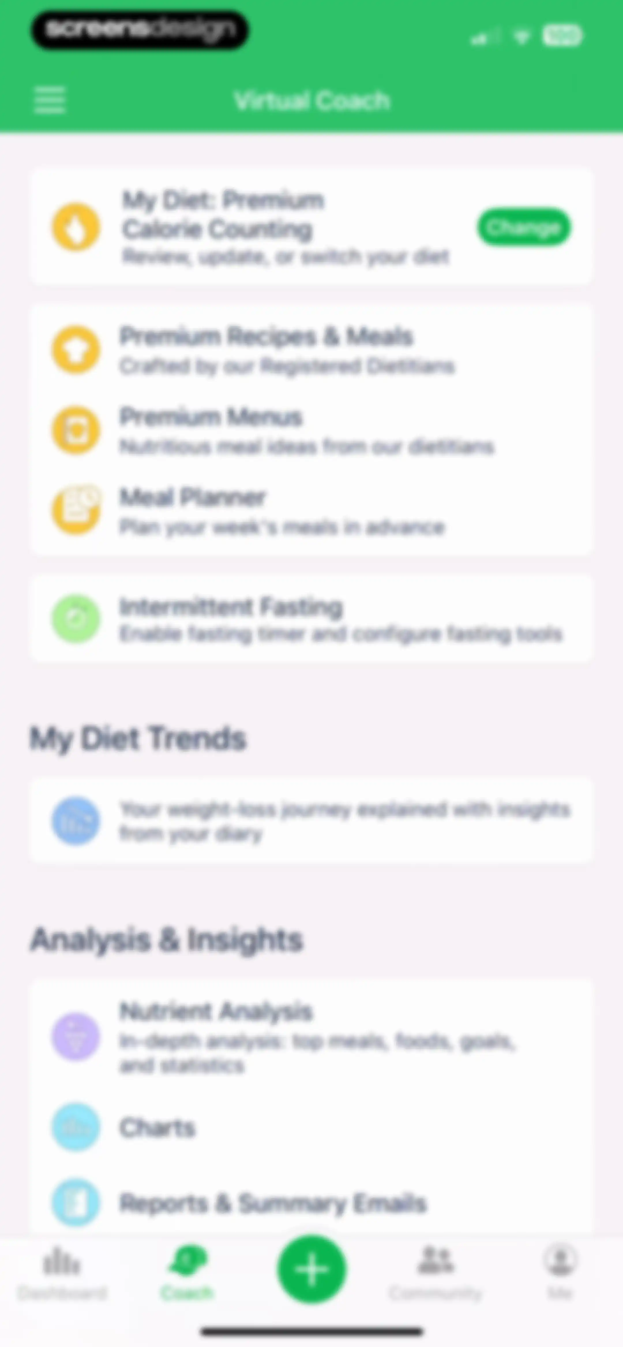 Calorie Counter - MyNetDiary screen 166