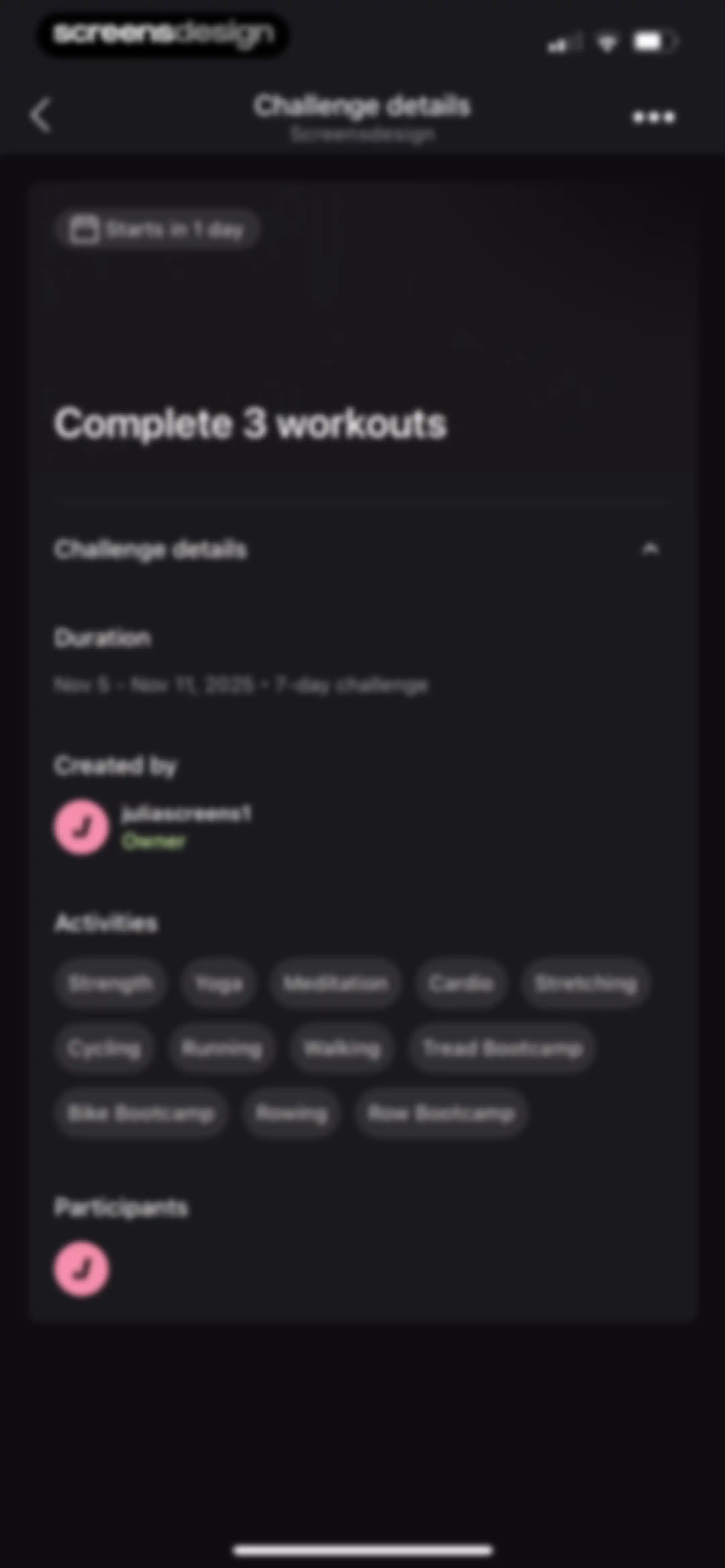 Peloton: Fitness & Workouts screen 208