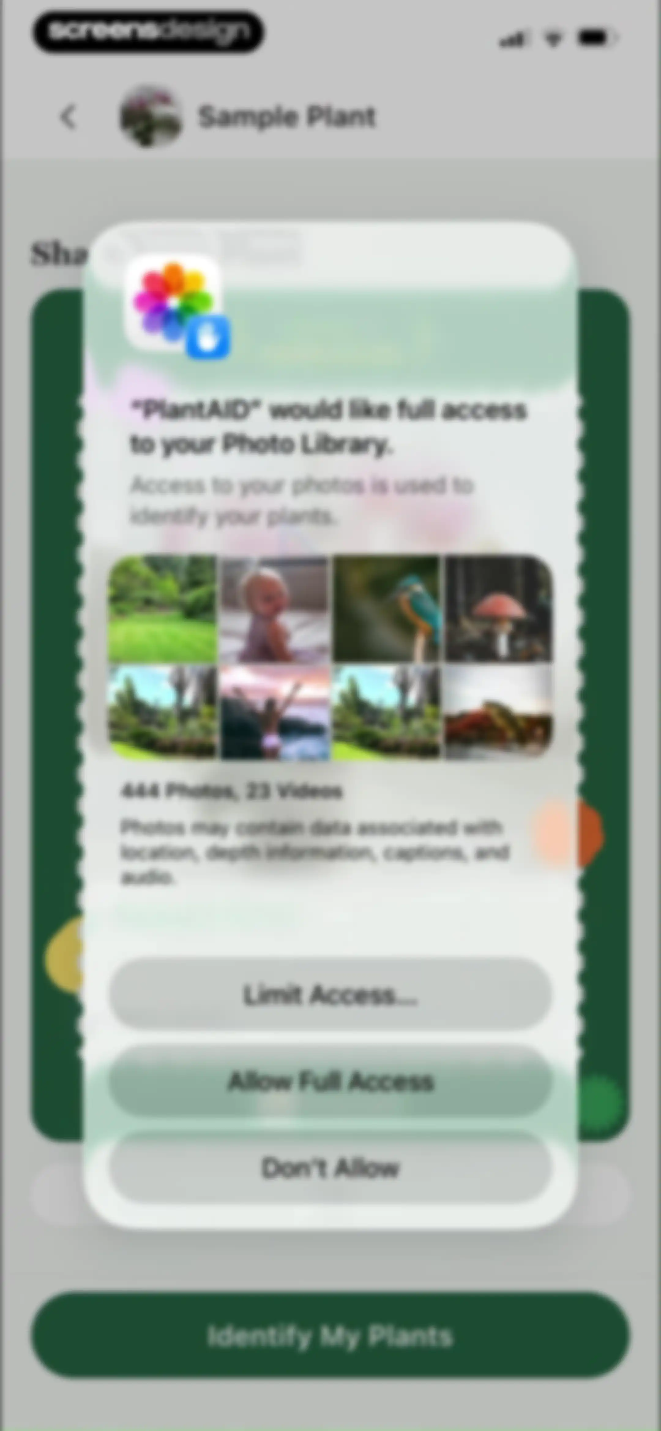PlantAID:identifier&care guide screen 21