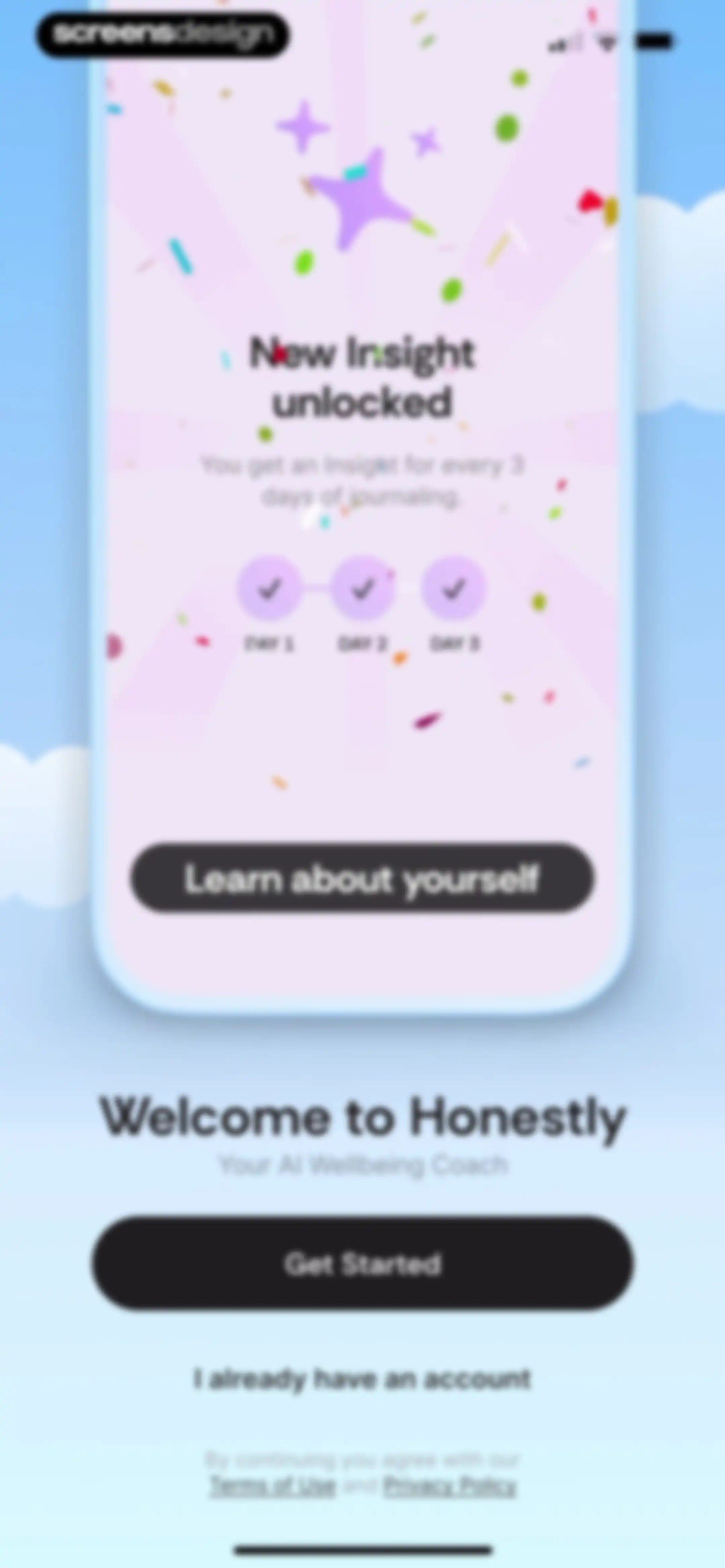 Lightly: Wellbeing Coaching screen 5