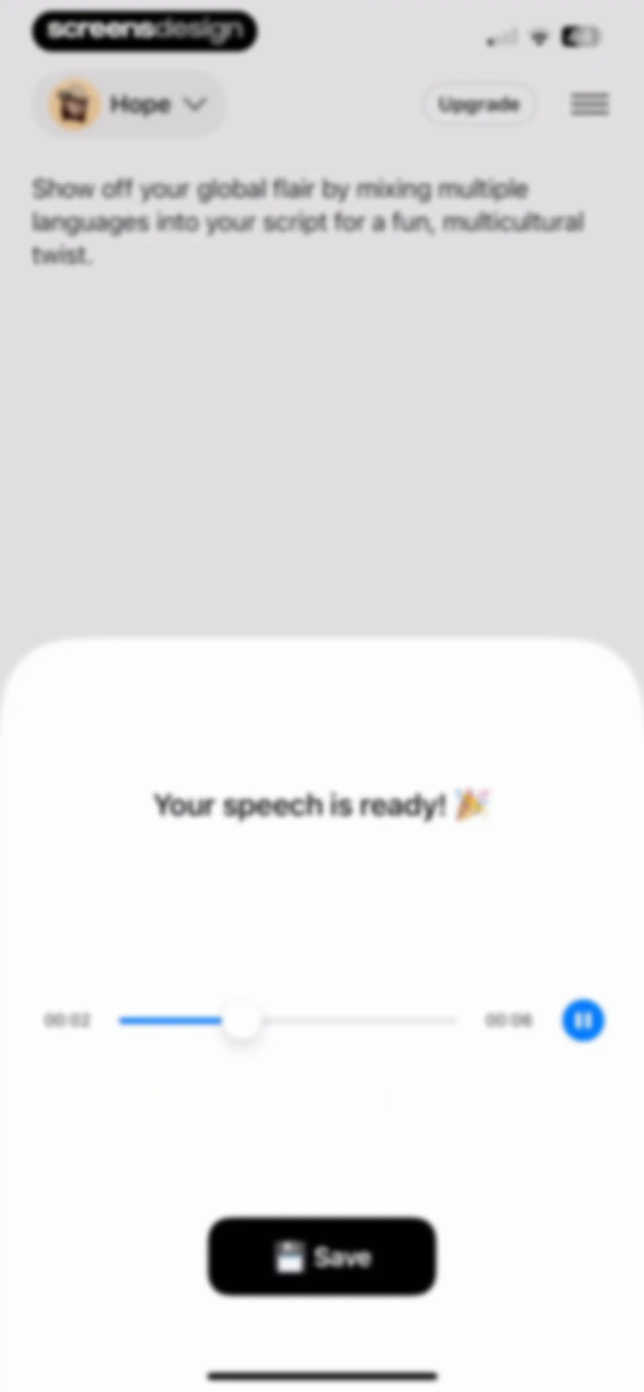 Labs AI : Text to Speech screen 8